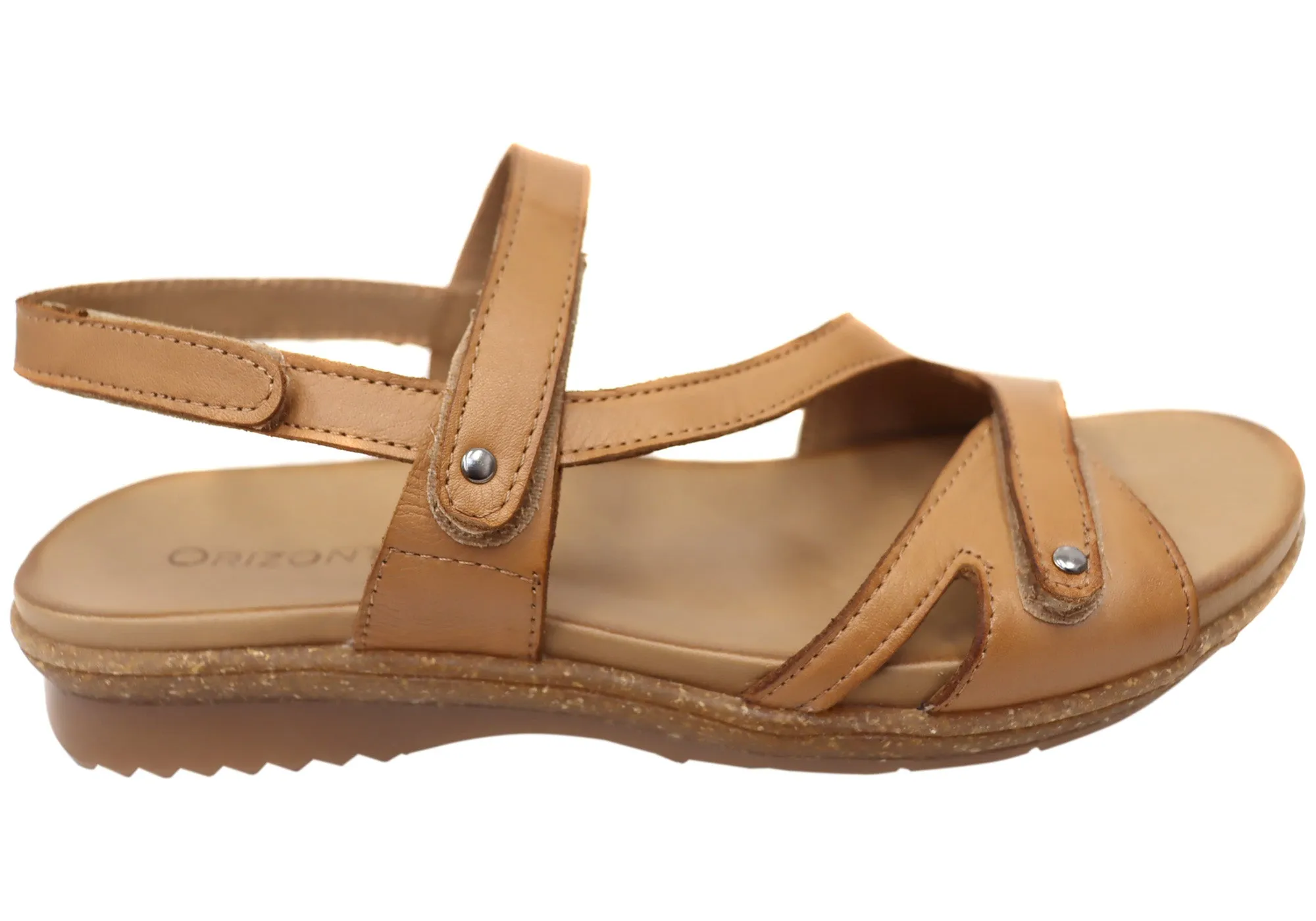 Orizonte Dromana Womens Comfortable European Leather Sandals Trendy Outdoor Shoes