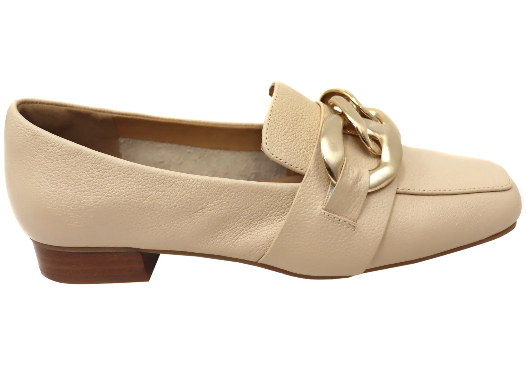 Hush Puppies Sevilla Womens Comfortable Leather Shoes Supportive Core Active People Easy Wear