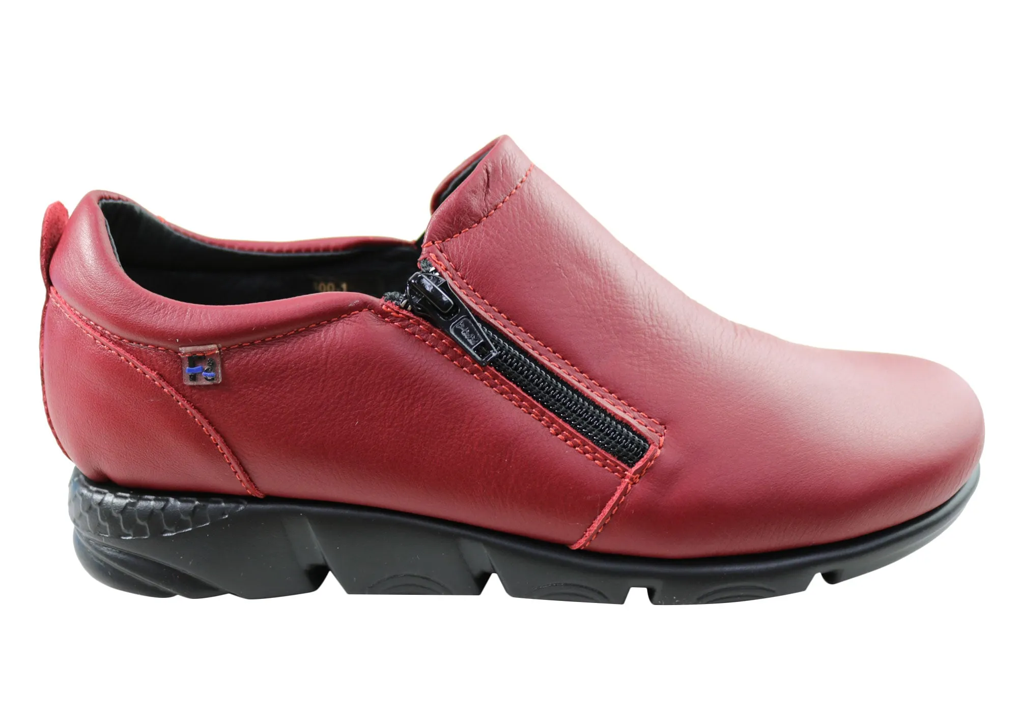 Stride Bold Forest Mood Flex & Go Hiedi Womens Comfortable Leather Shoes Made In Portugal