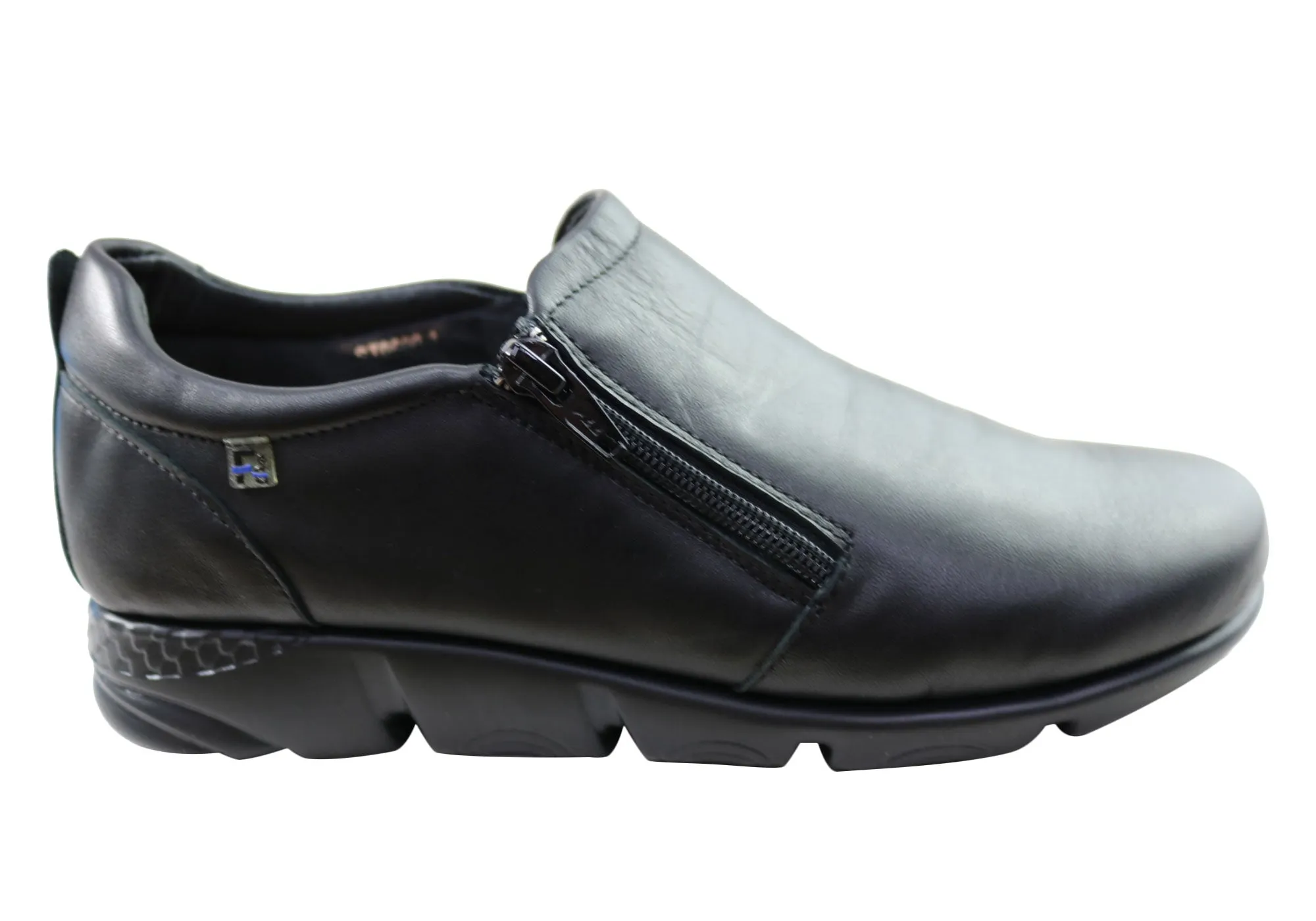 Business Mode Ventilated Mesh Sunny Walks Flex & Go Hiedi Womens Comfortable Leather Shoes Made In Portugal
