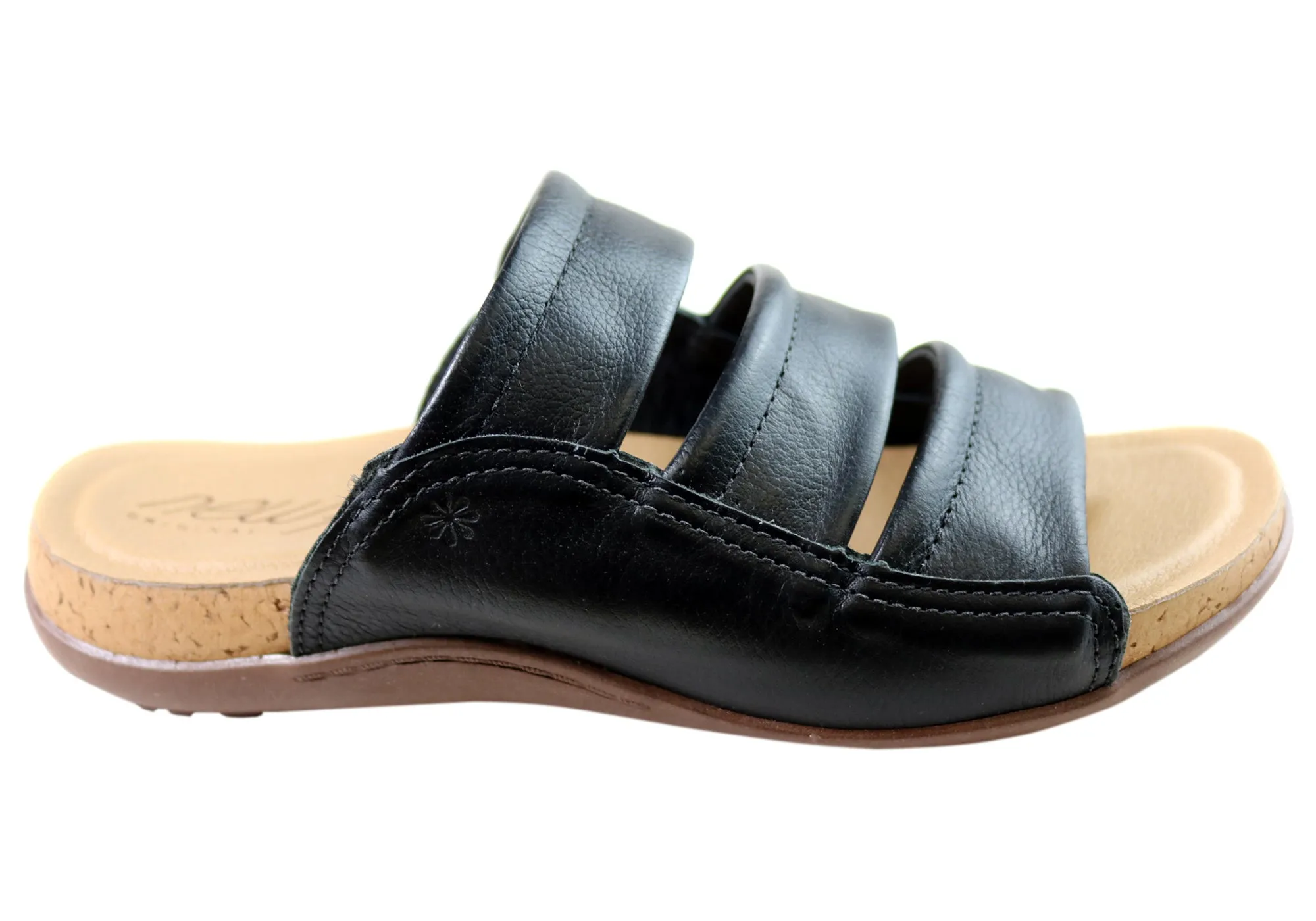 New Face Serenity Womens Comfort Leather Slides Sandals Made In Brazil Adjustable Design Comfortable Hiking Shoes