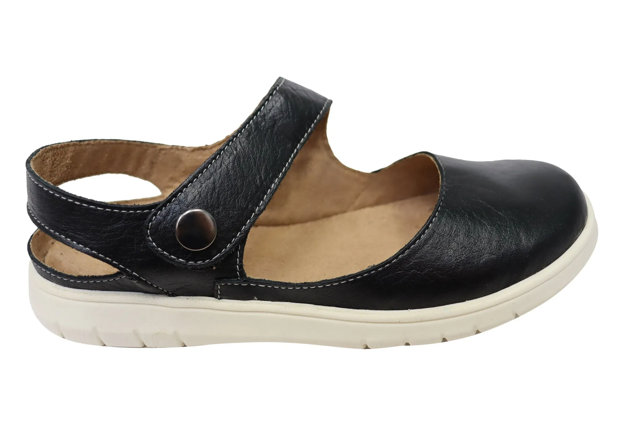 Balatore Claire Womens Comfortable Brazilian Leather Shoes Memory Foam Wellness Seekers