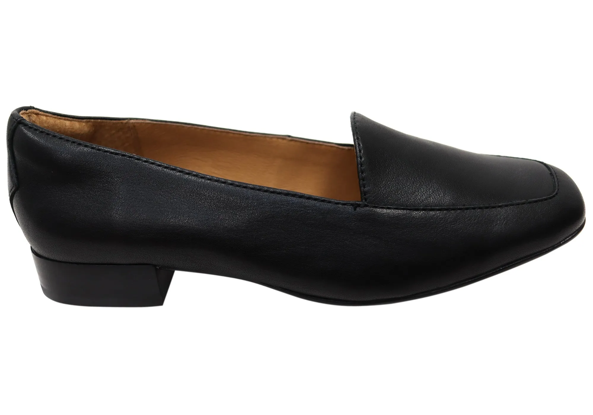 New York Deep Grip Sofft Eldyn Womens Leather Loafers Shoes With Comfortable Footbed