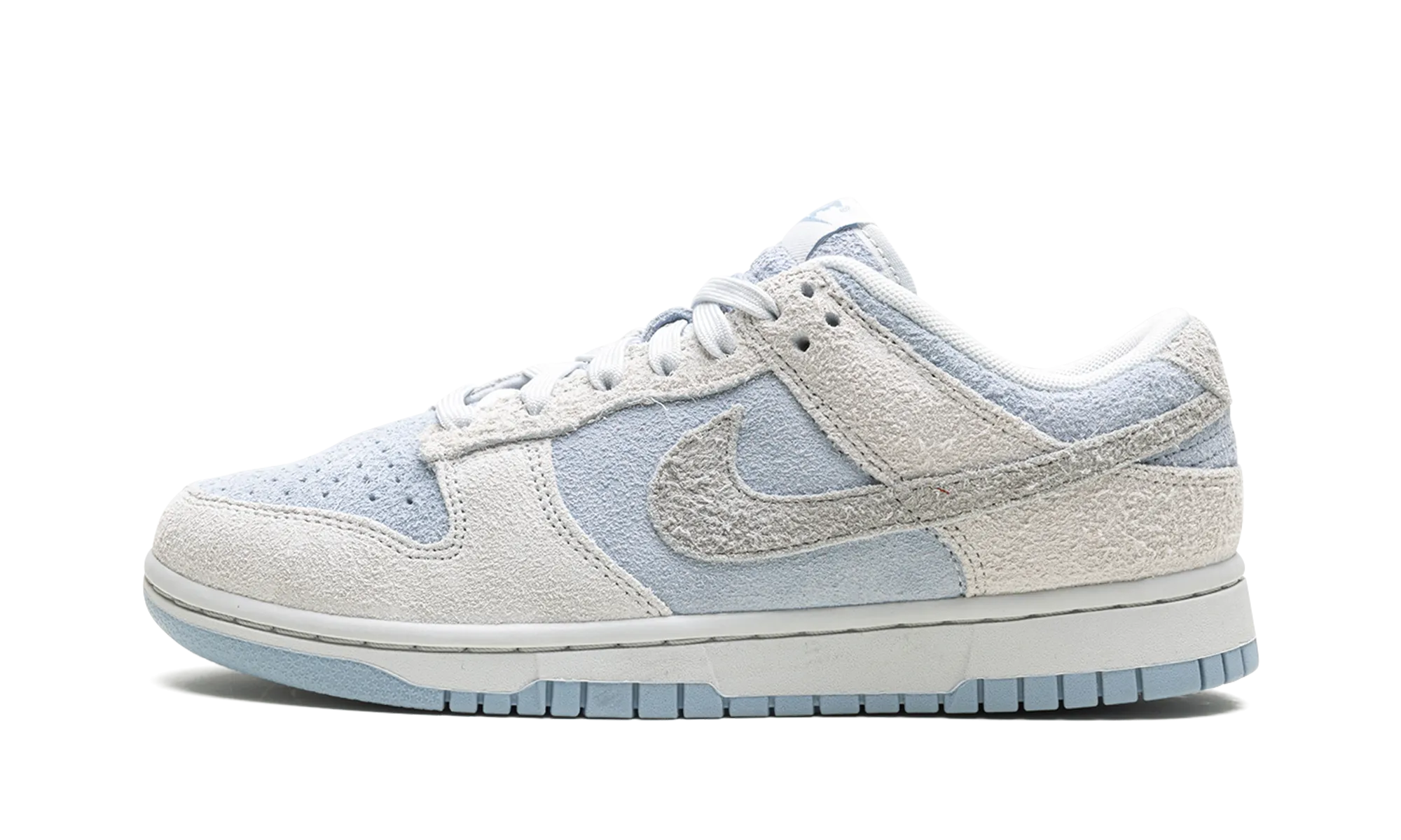 Ad Shoot Smooth Sole DUNK LOW WMNS "Suede - Photon Dust / Light Armory Blue"