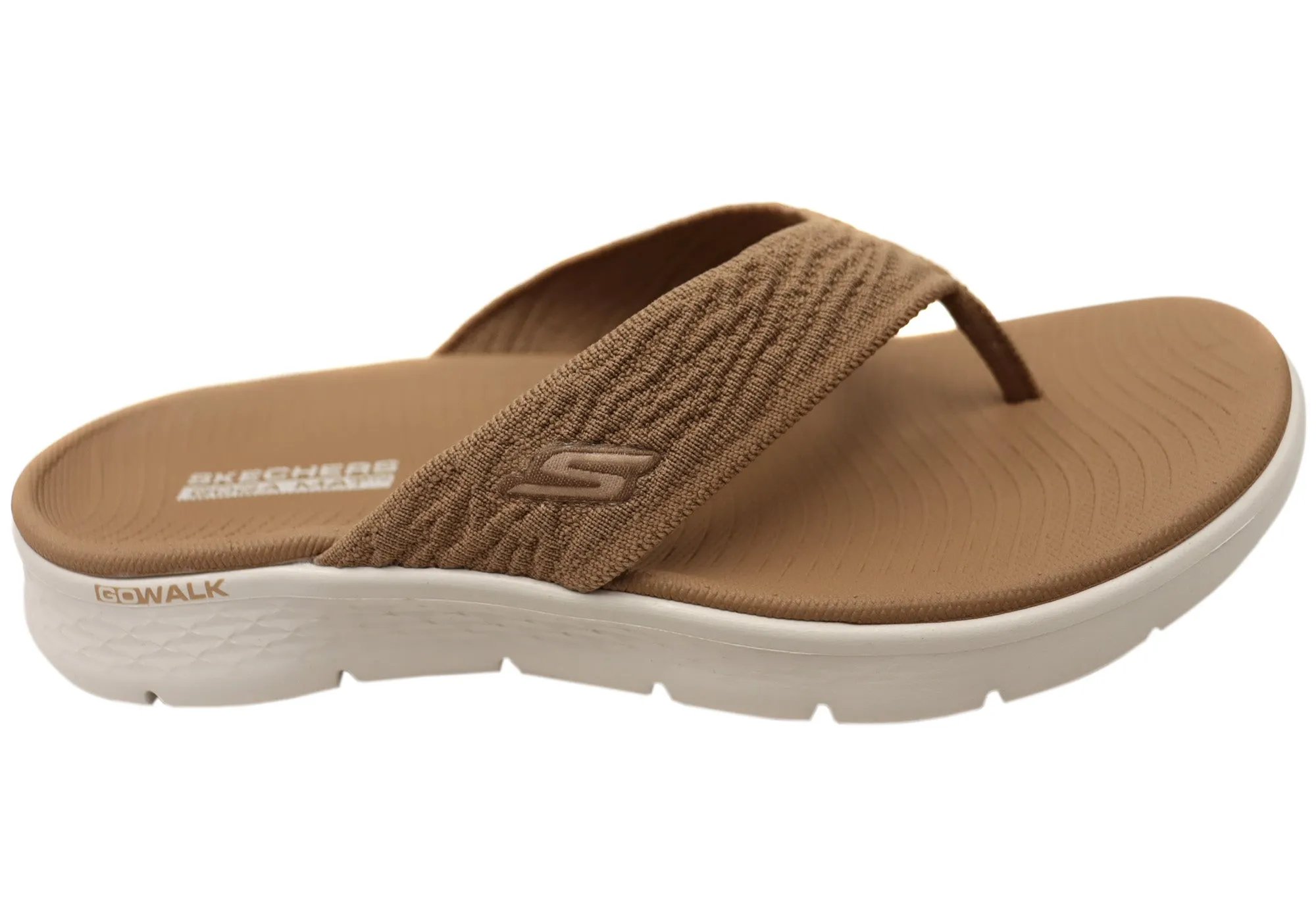 Skechers Womens GOwalk Flex Sandal Splendor Comfortable Thongs Soul Step velcro
