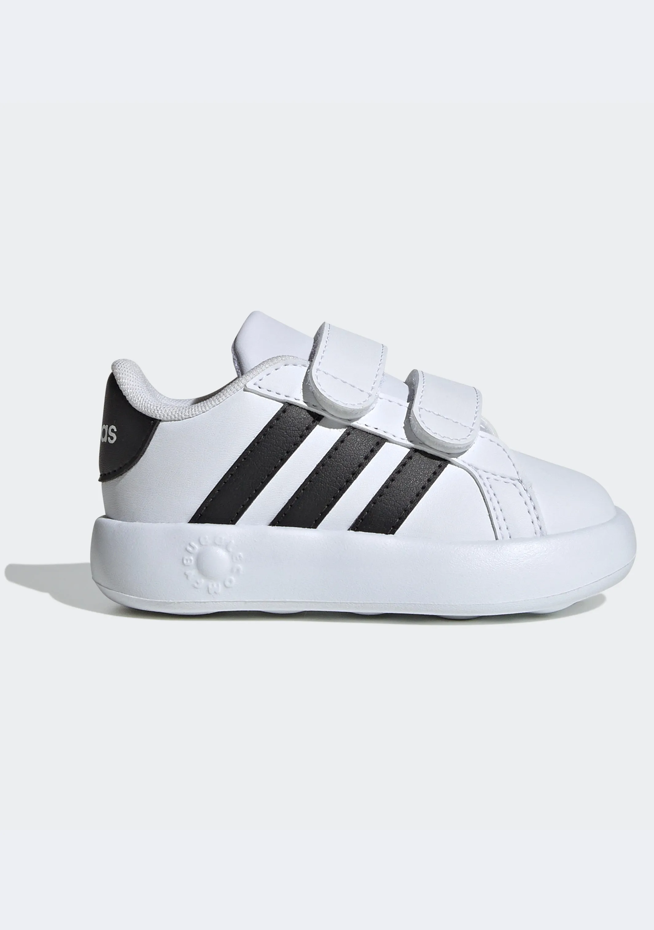 Breathable fabric Tight Fit Adidas Infants Grand Court 2.0