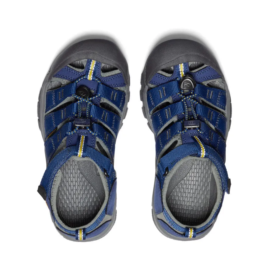 Big Kids' Newport H2  |  Blue Depths/Gargoyle Comfortable Open-toe Shoes No Stress