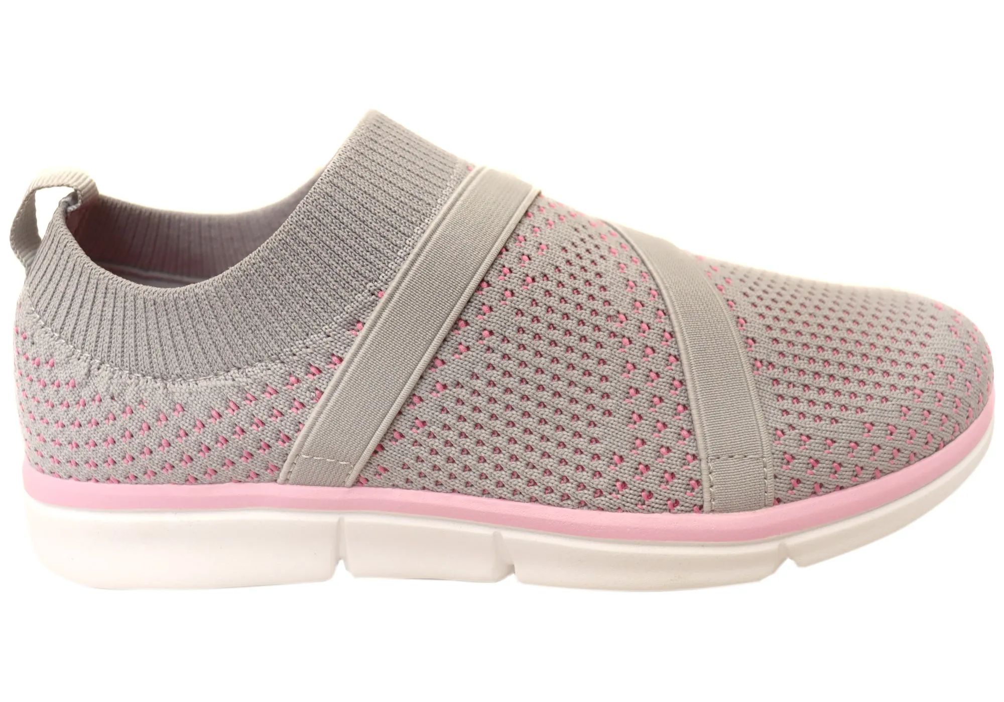 Freeworld Australia Womens Lightweight Comfort Slip On Casual Shoes forest walk Classic Chic