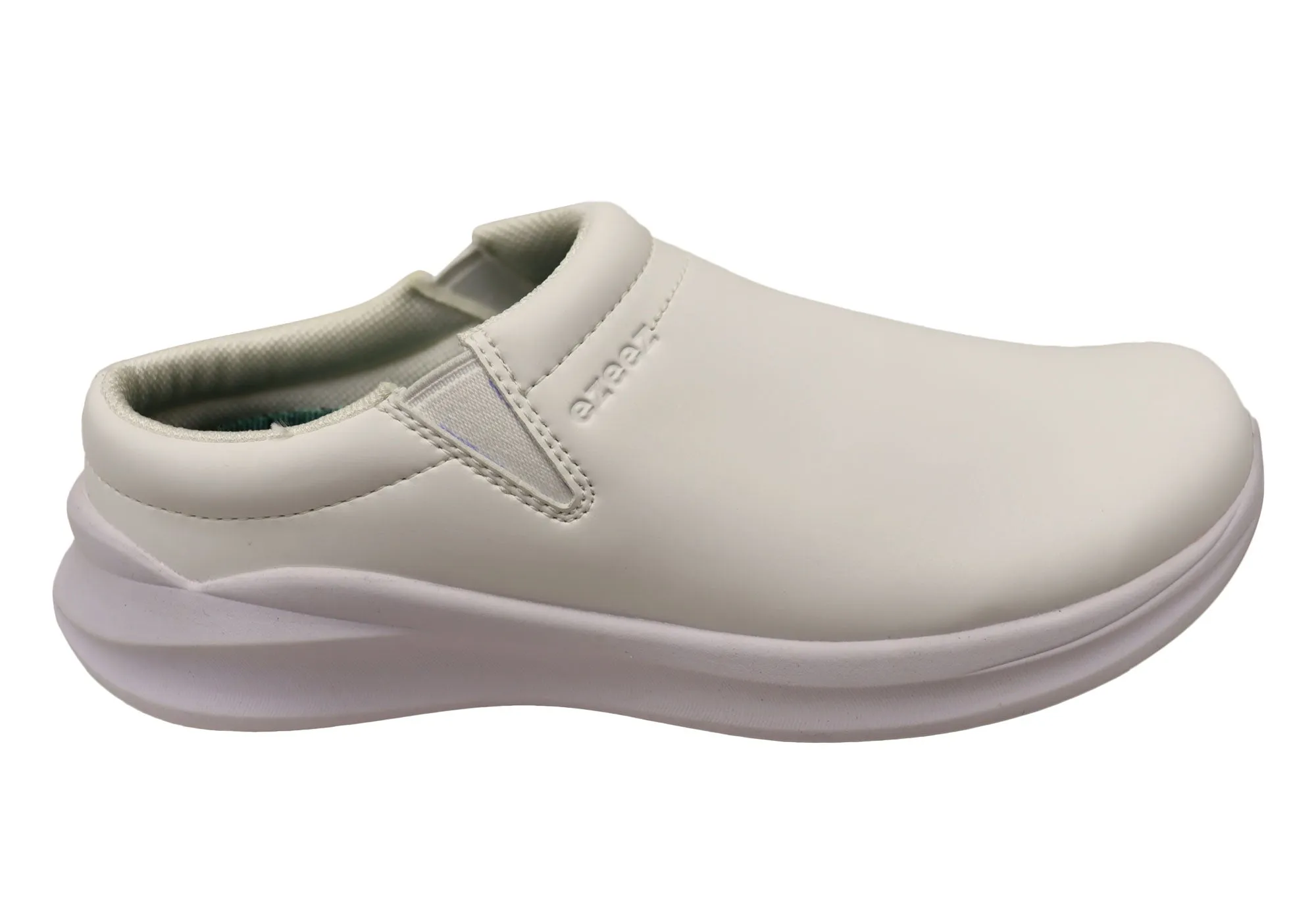 Ezeez Phoebe Womens Comfortable Non Slip Work Shoes Clogs Light Step Celebrity Vibe