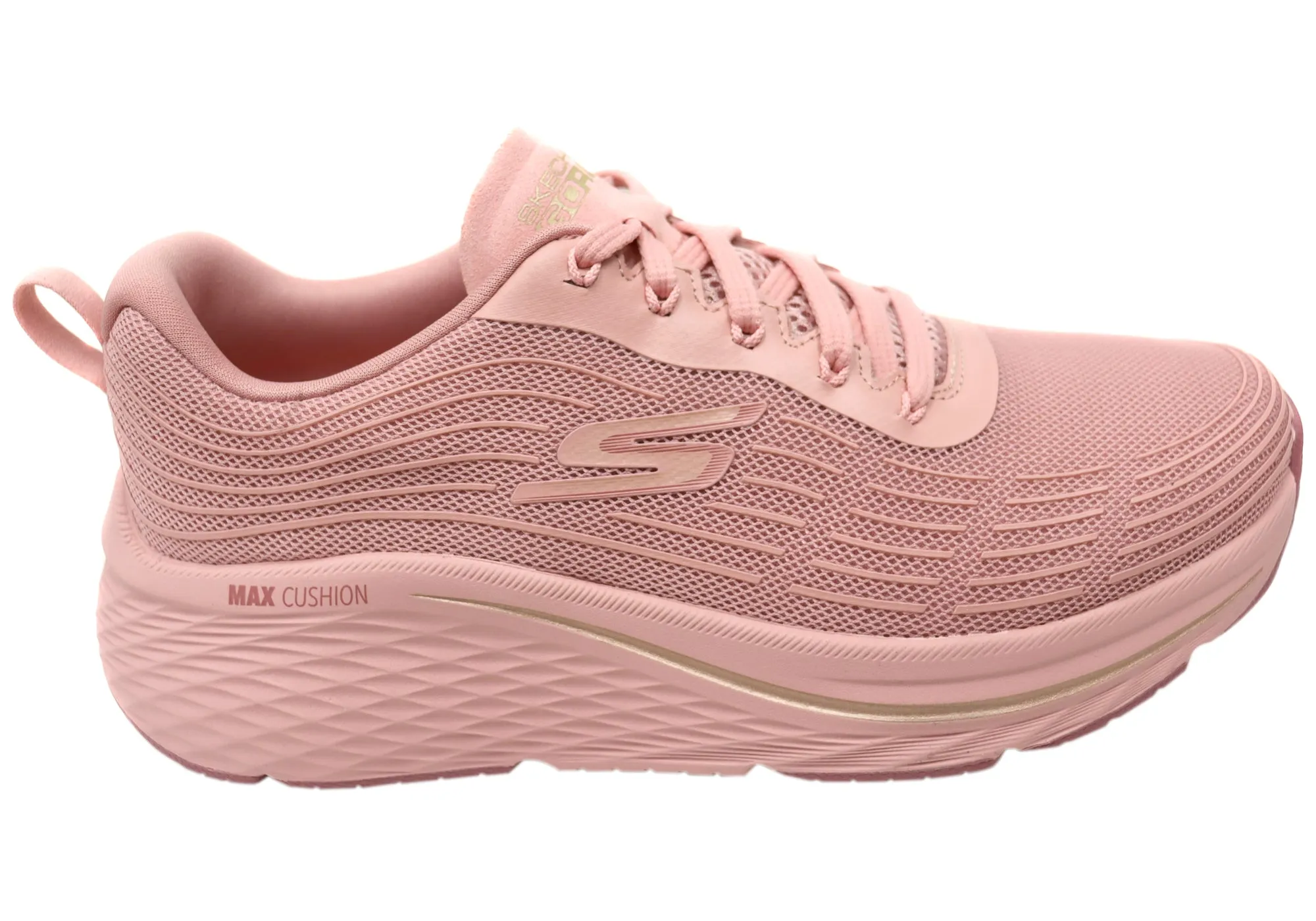 Skechers Womens Max Cushioning Elite 2.0 Comfortable Lace Up Shoes Youth Fresh Quick Motion
