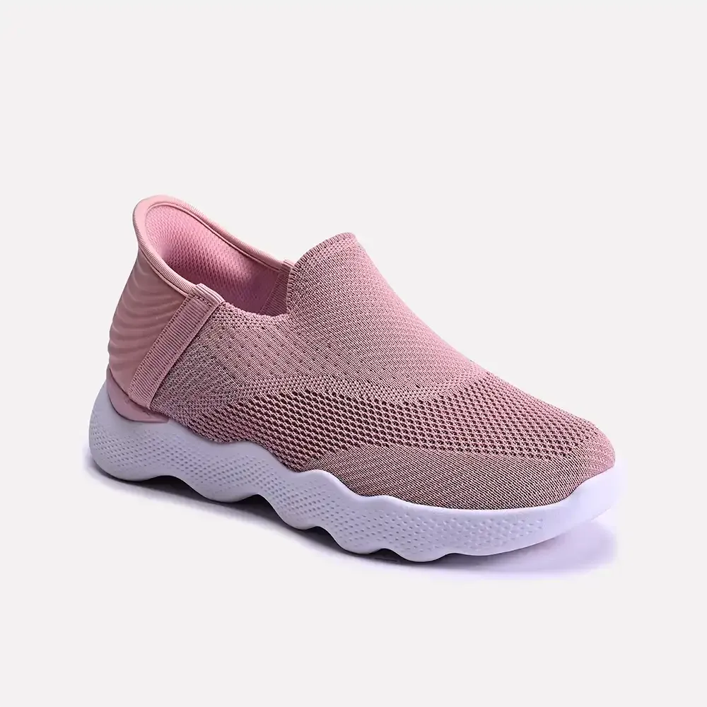 MeshUpper Margaret Pink Slip On Sneakers 0440682