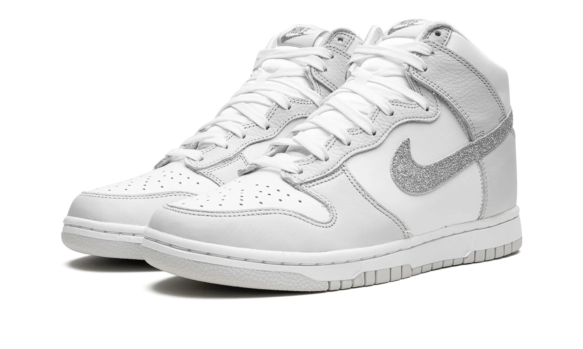 Air Circulation Cliff Path DUNK HIGH MNS WMNS "Silver Swoosh"