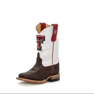 french chic Anderson Bean Texas Tech Exclusive Bone Children's Boot