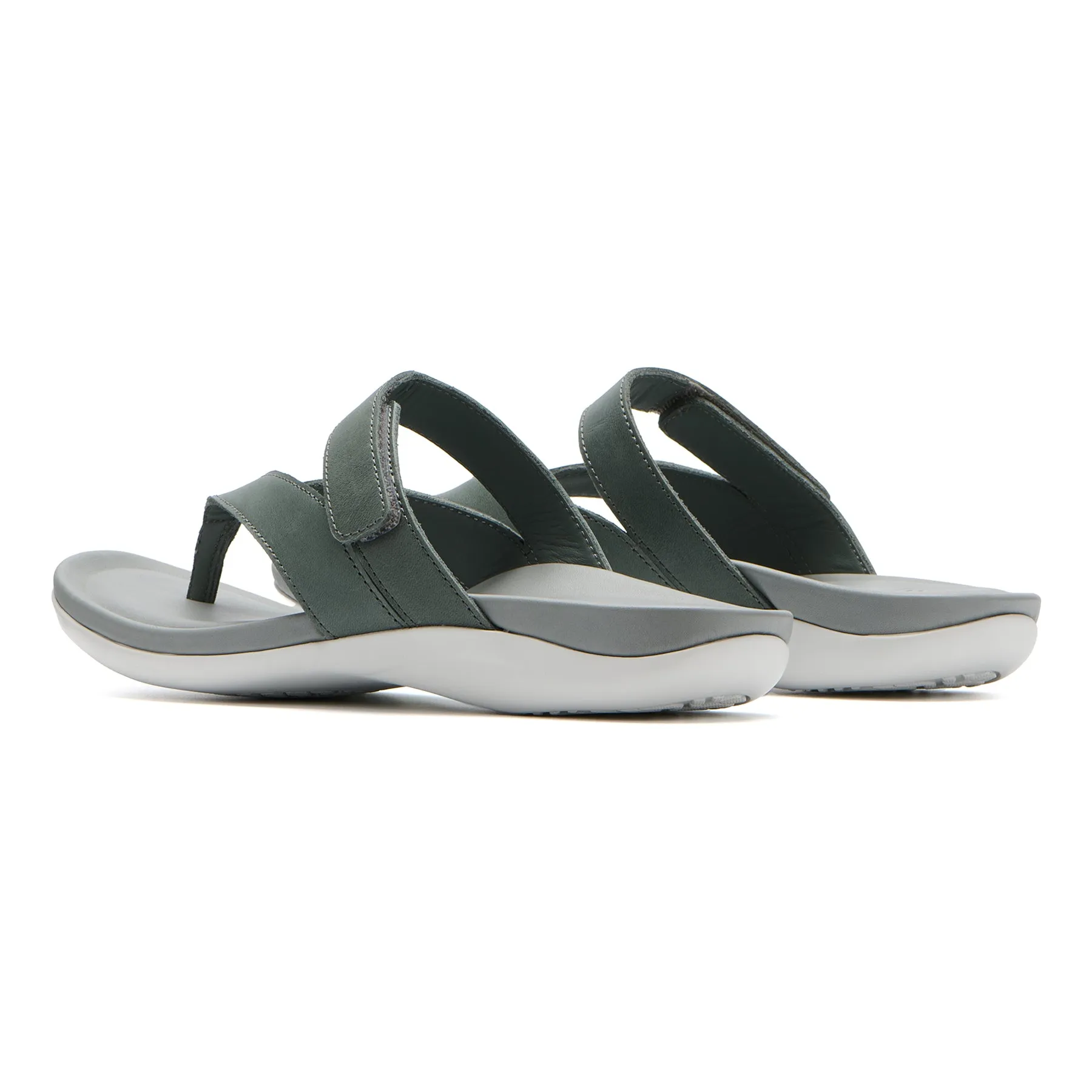 Oasis Thong Sandal Metatarsal hook and loop closure