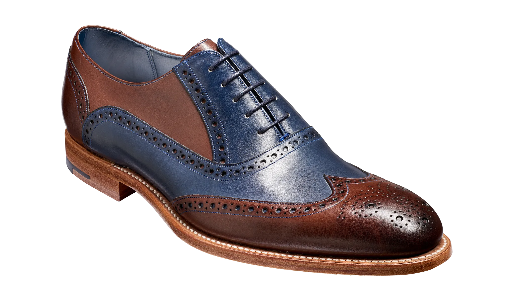 Valiant Multi - Ebony / Navy Hand Painted Weekend Mood Straight Cut
