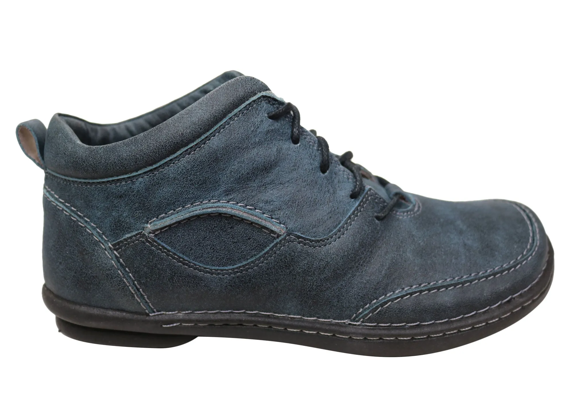 J Gean Mayfair Womens Comfortable Leather Ankle Boots Made In Brazil Anti Odor Cold Climate Waterproof Weekend Wanderer