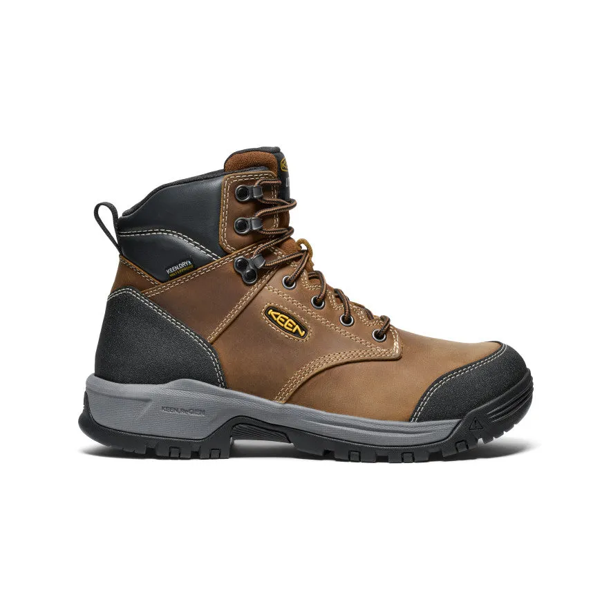 Soldier Men's Evanston 6" Waterproof Boot (Soft Toe)  |  Bison/Black