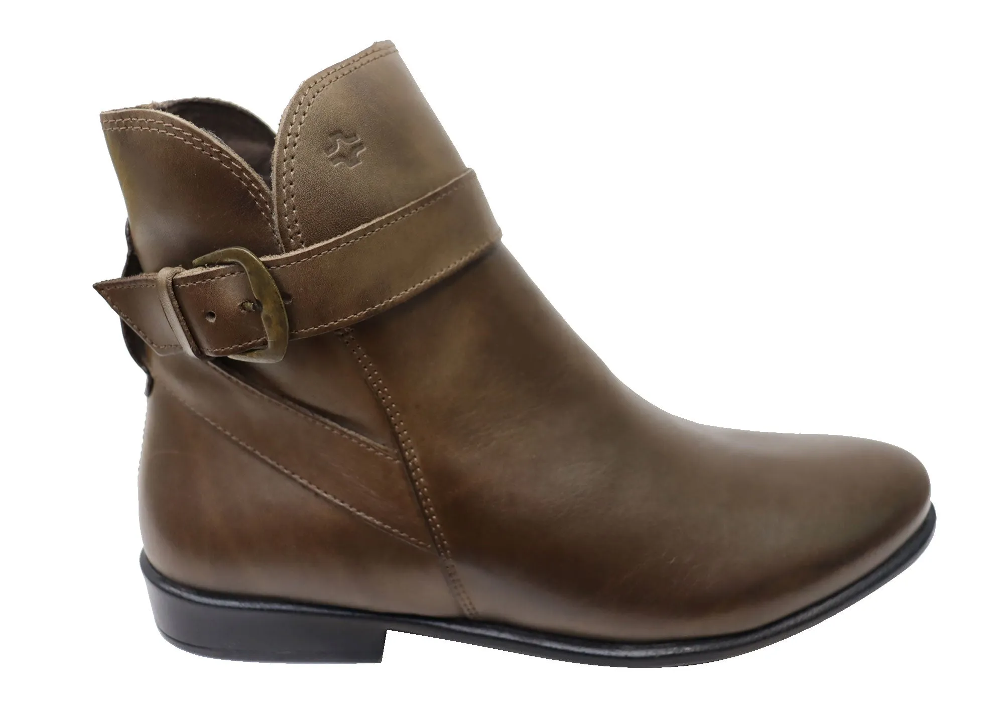 Stage Show Low Maintenance Perlatto Penny Womens Comfortable Leather Ankle Boots Made In Brazil