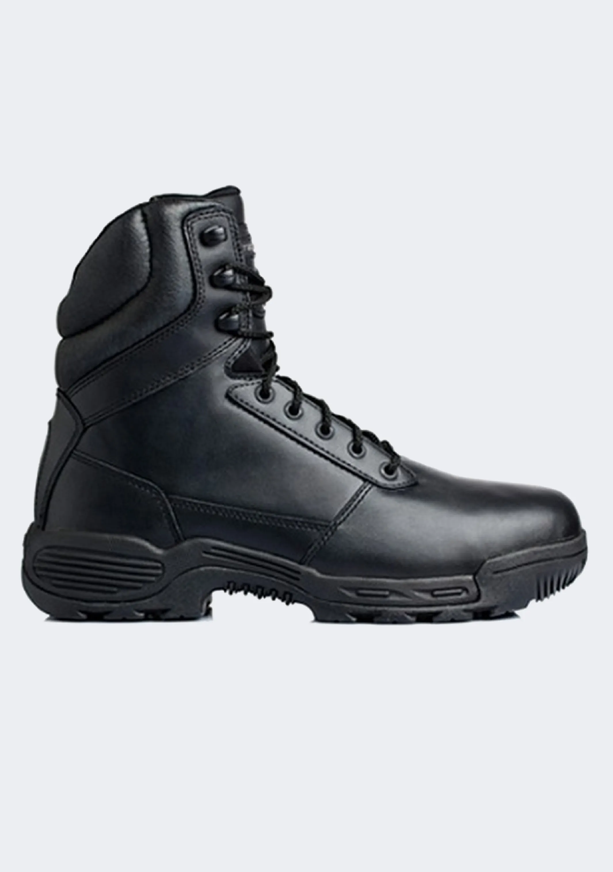 Tracerlite Men??s 8 Inch Full Leather Side Zip Boot waterproof