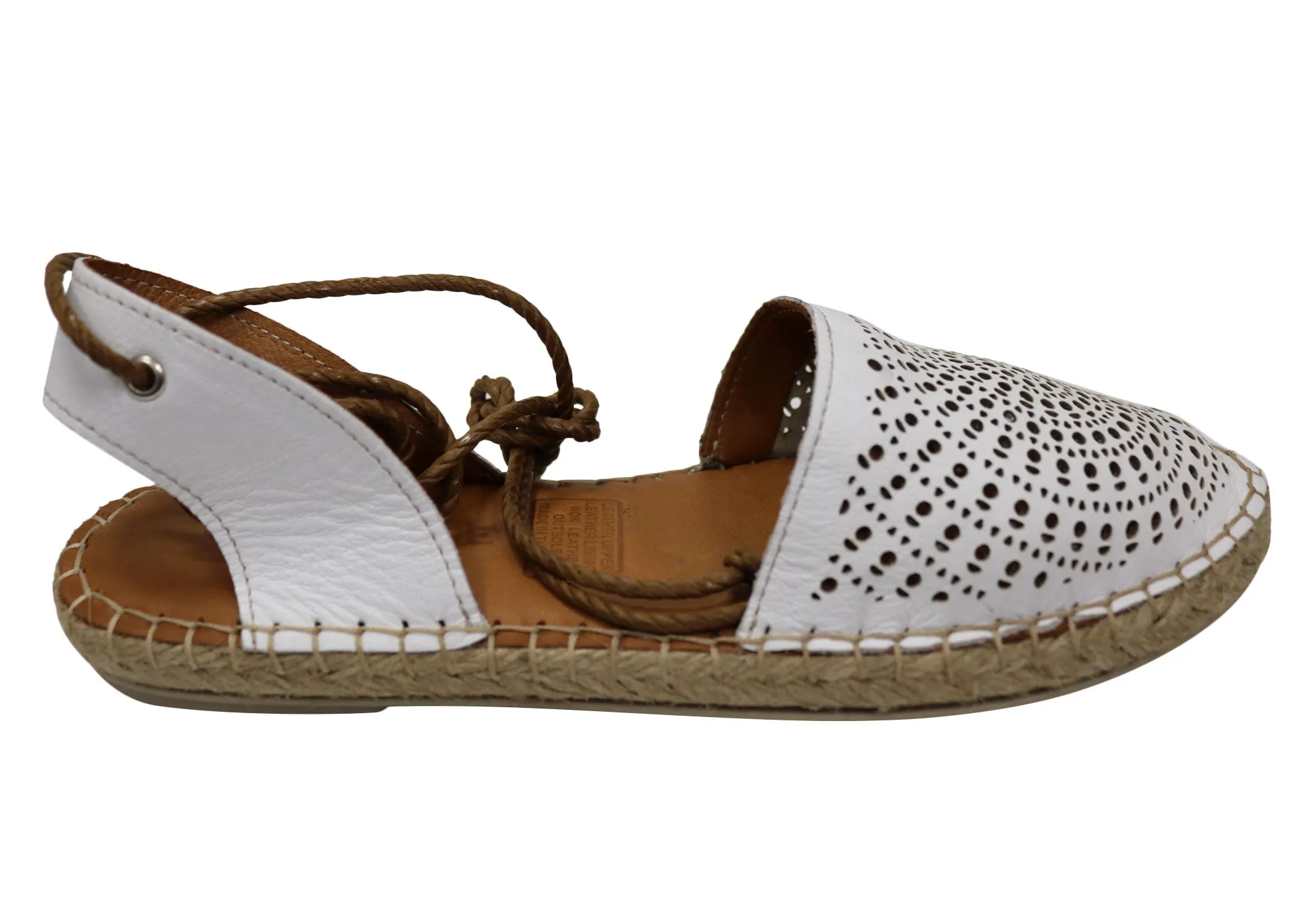 Orizonte Katie Womens Leg Wrap Comfortable Sandals Street Casual Comfortable All