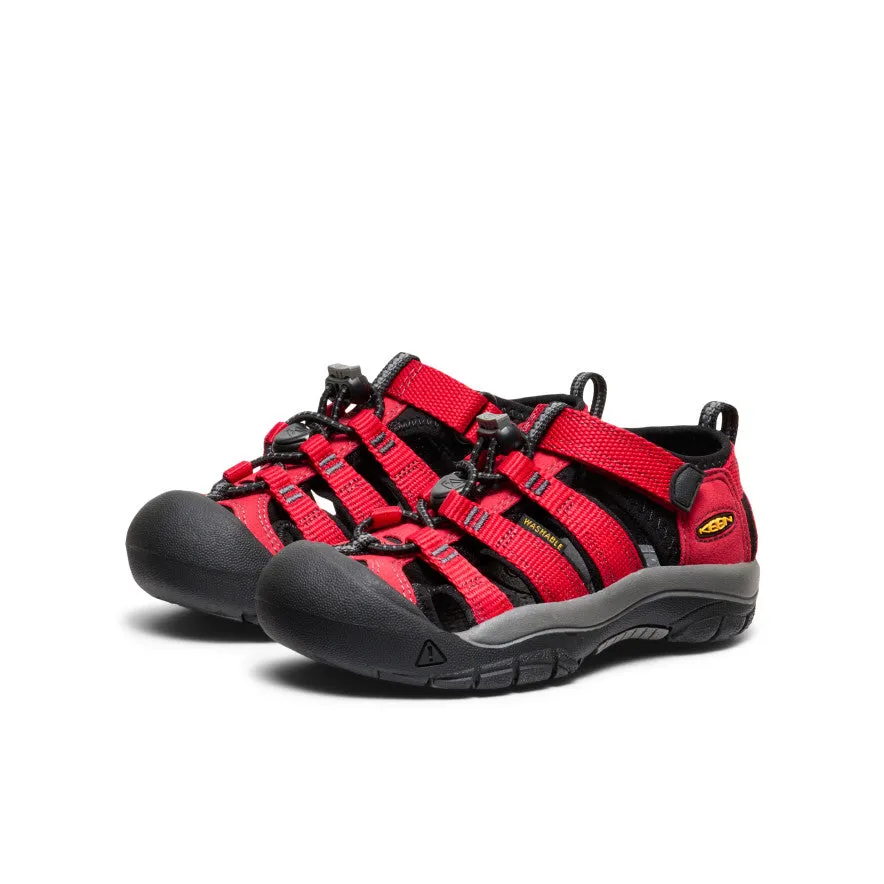 Relaxed Summer Footwear Little Kids' Newport H2  |  Ribbon Red/Gargoyle