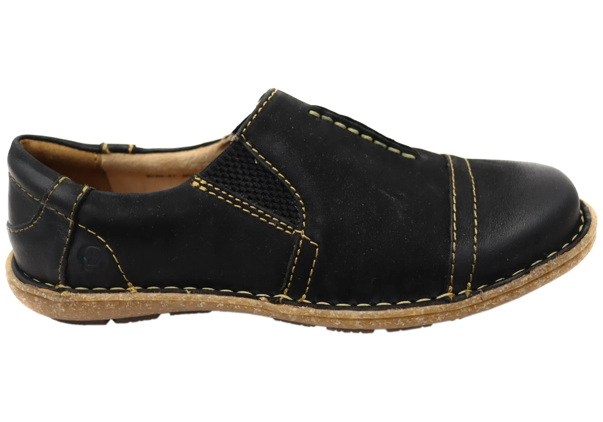 Agile Path Born Nampa Womens Comfortable Leather Slip On Shoes