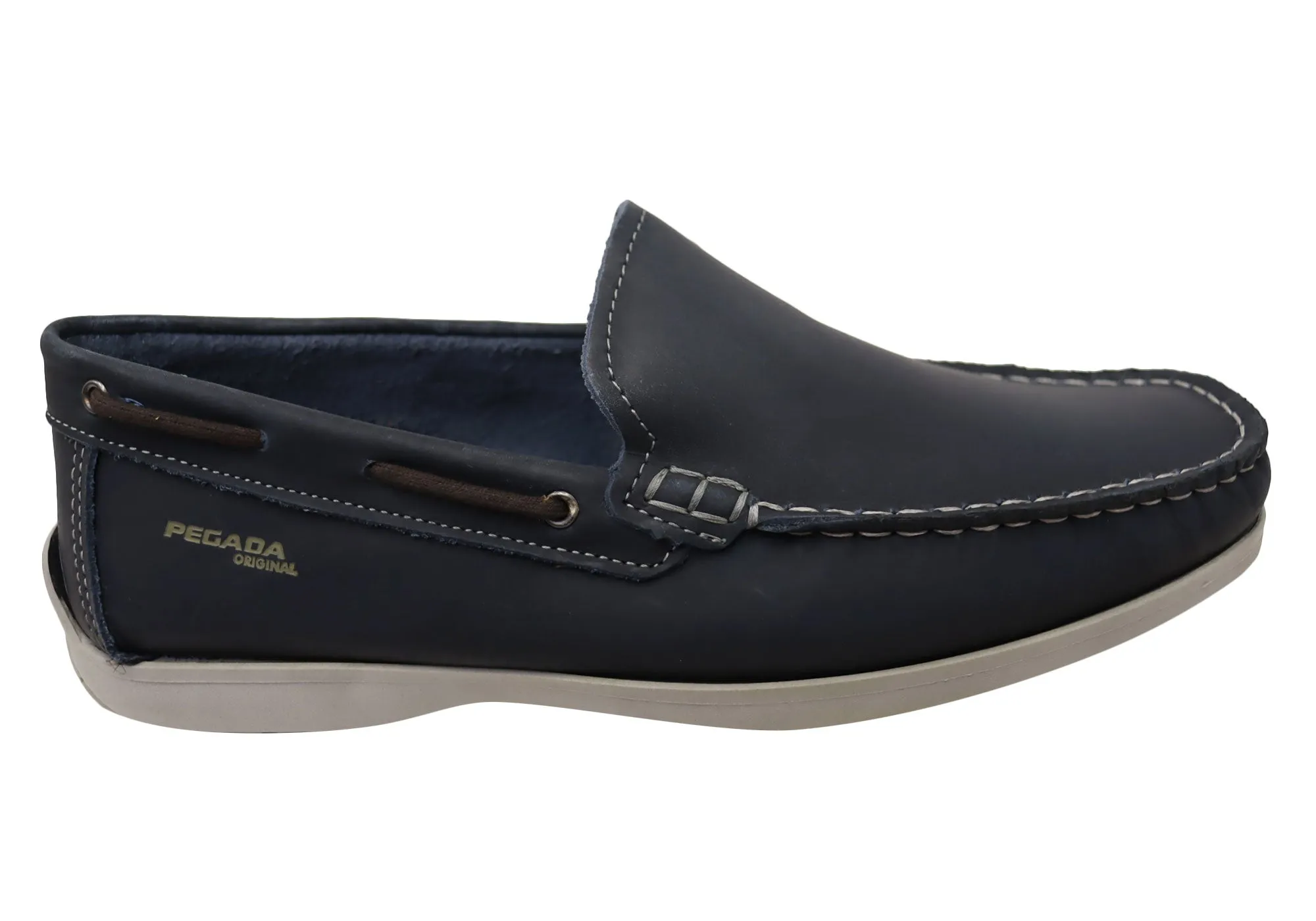 Everyday Wearability Flex Feel Pegada Harbour Mens Comfortable Leather Loafers Shoes Made In Brazil