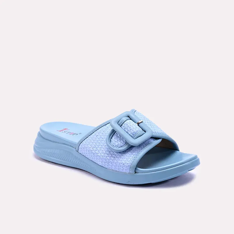 Workout Happy Move Harian Blue Casual Slippers 0412730