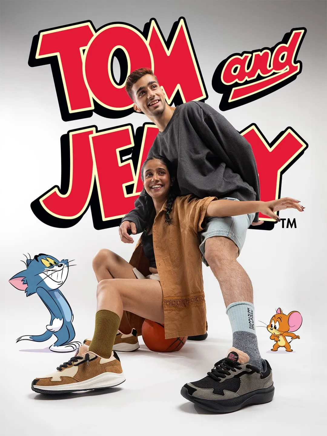 School Style JERRY - Sneaky Sweet | Tom & Jerry x Bacca Bucci Women??s Sneakers