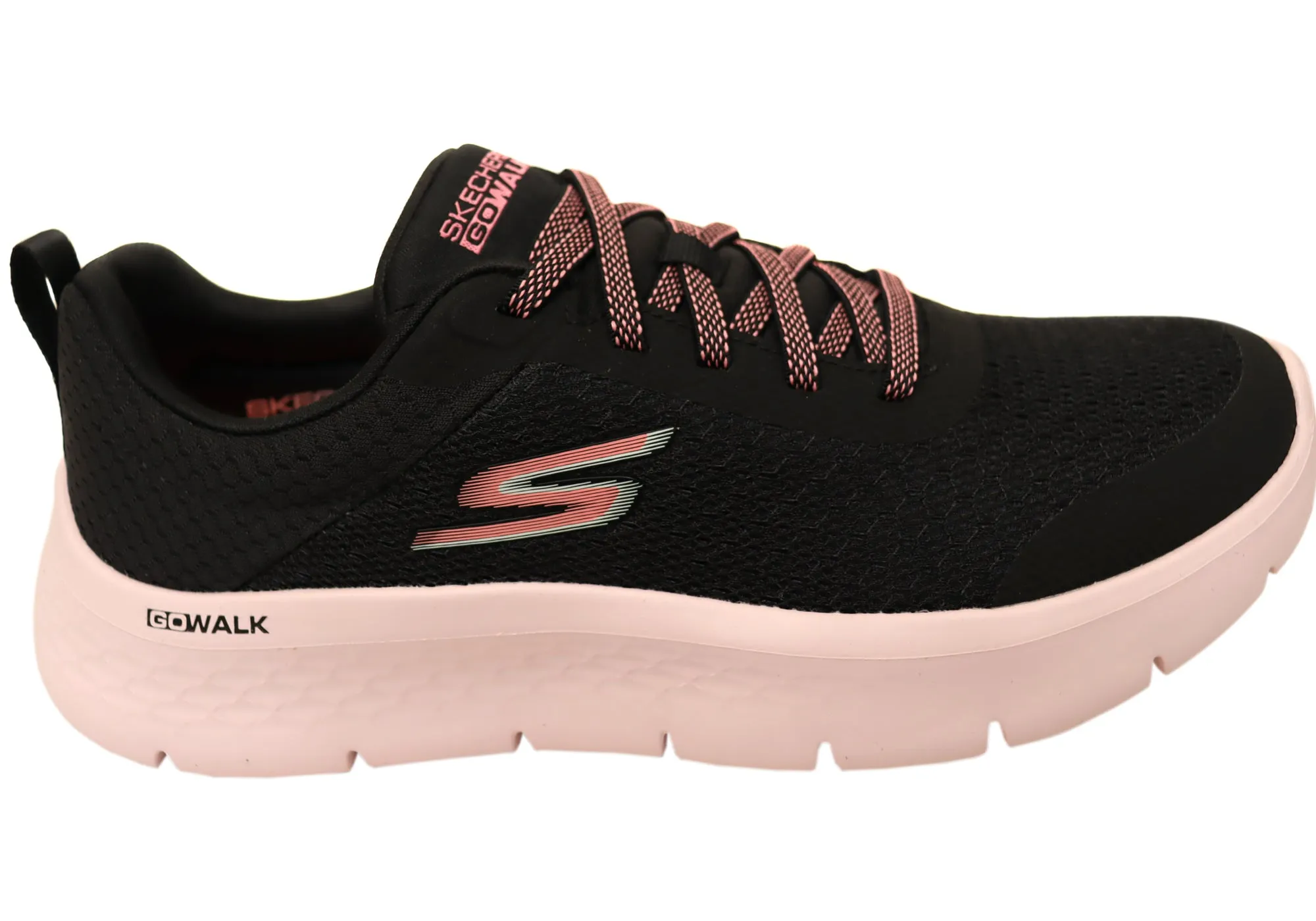 Skechers Womens GOwalk Flex Zada Comfortable Lace Up Shoes Rubber Sole Teen Edge