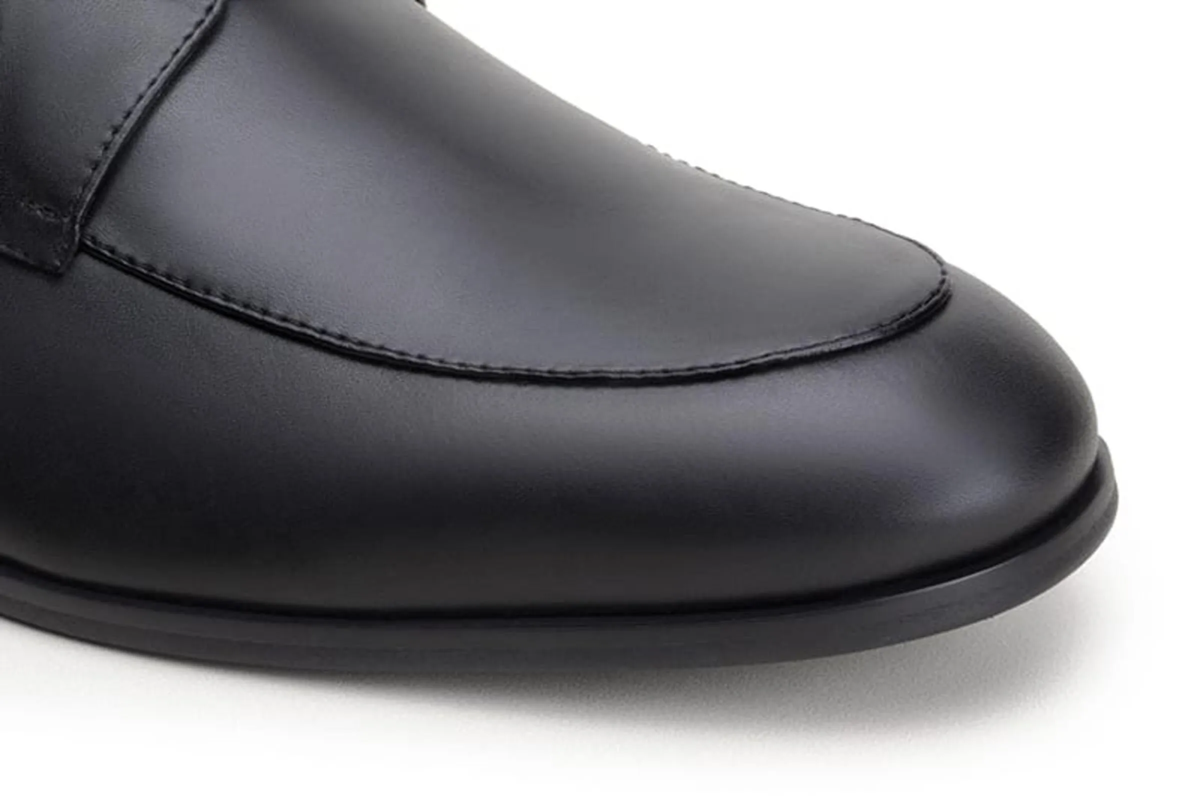 'Vernazza' vegan leather oxford by Vincente Verde -  black Island Step Bold Neon