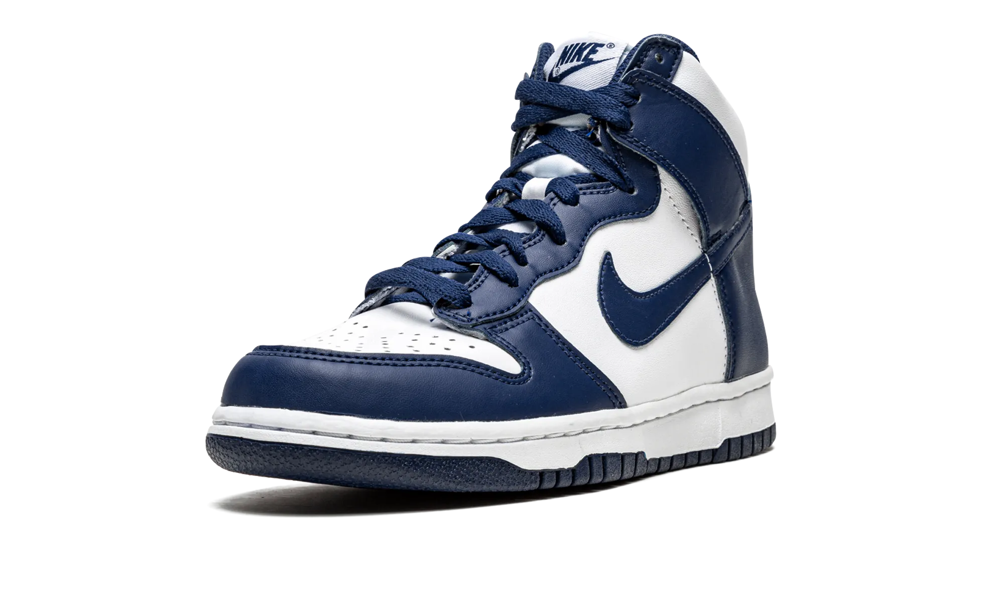 Flex support Bold Detail Dunk High GS "Championship Navy"