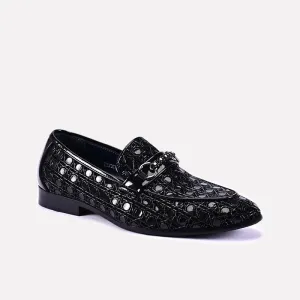Square Toe Bridgeman Black Loafer Dress Shoes 0111243