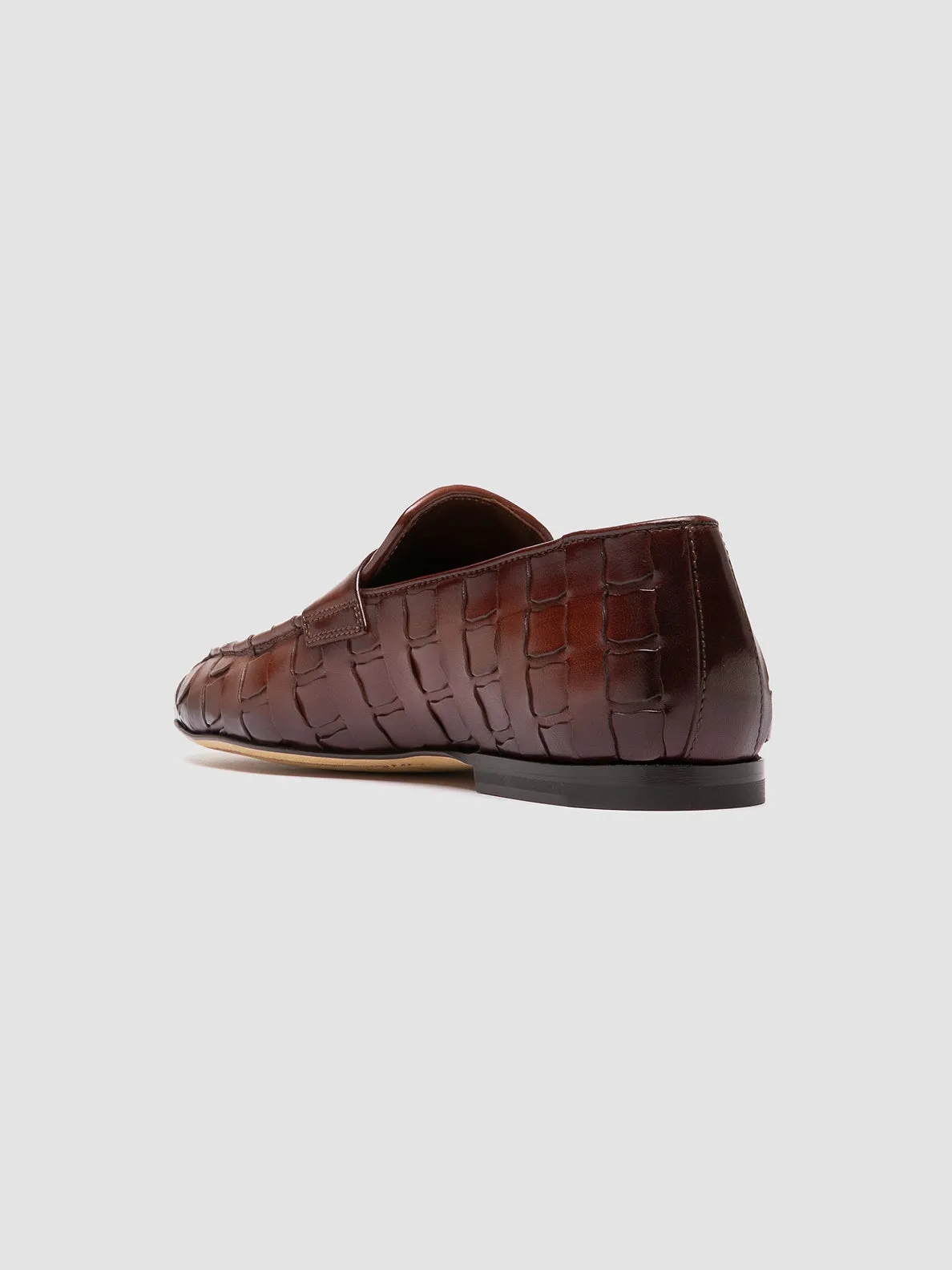 AIRTO 015 - Brown Leather Loafers Bush Step Classic Mood