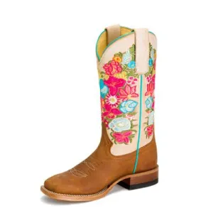 Subtle Lines Macie Bean Honey Crazyhorse Children's Boot