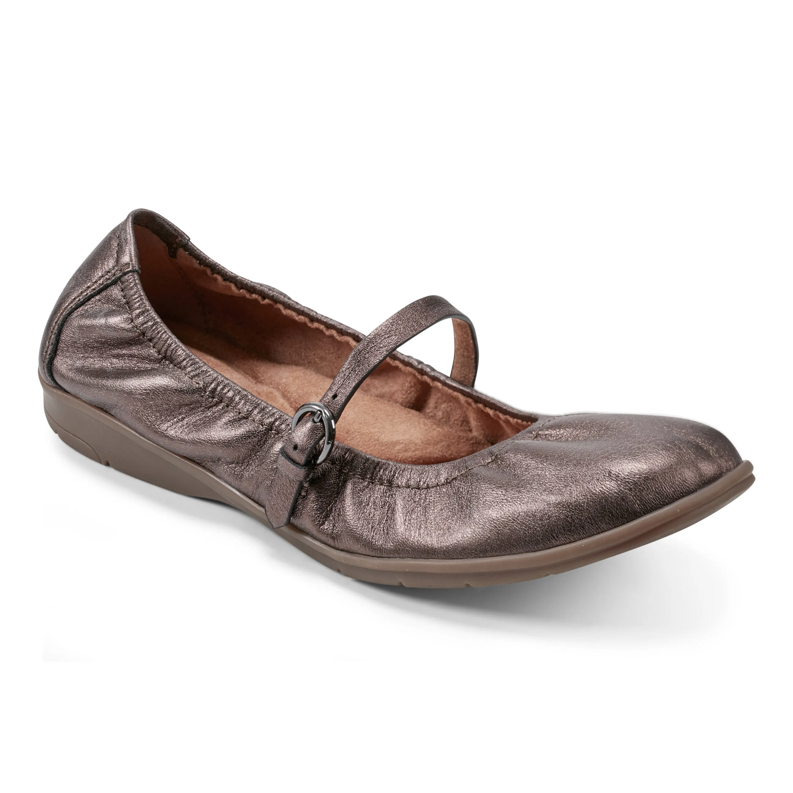 Korvino Mary Jane Casual Flats Reinforced Seams Smooth Design