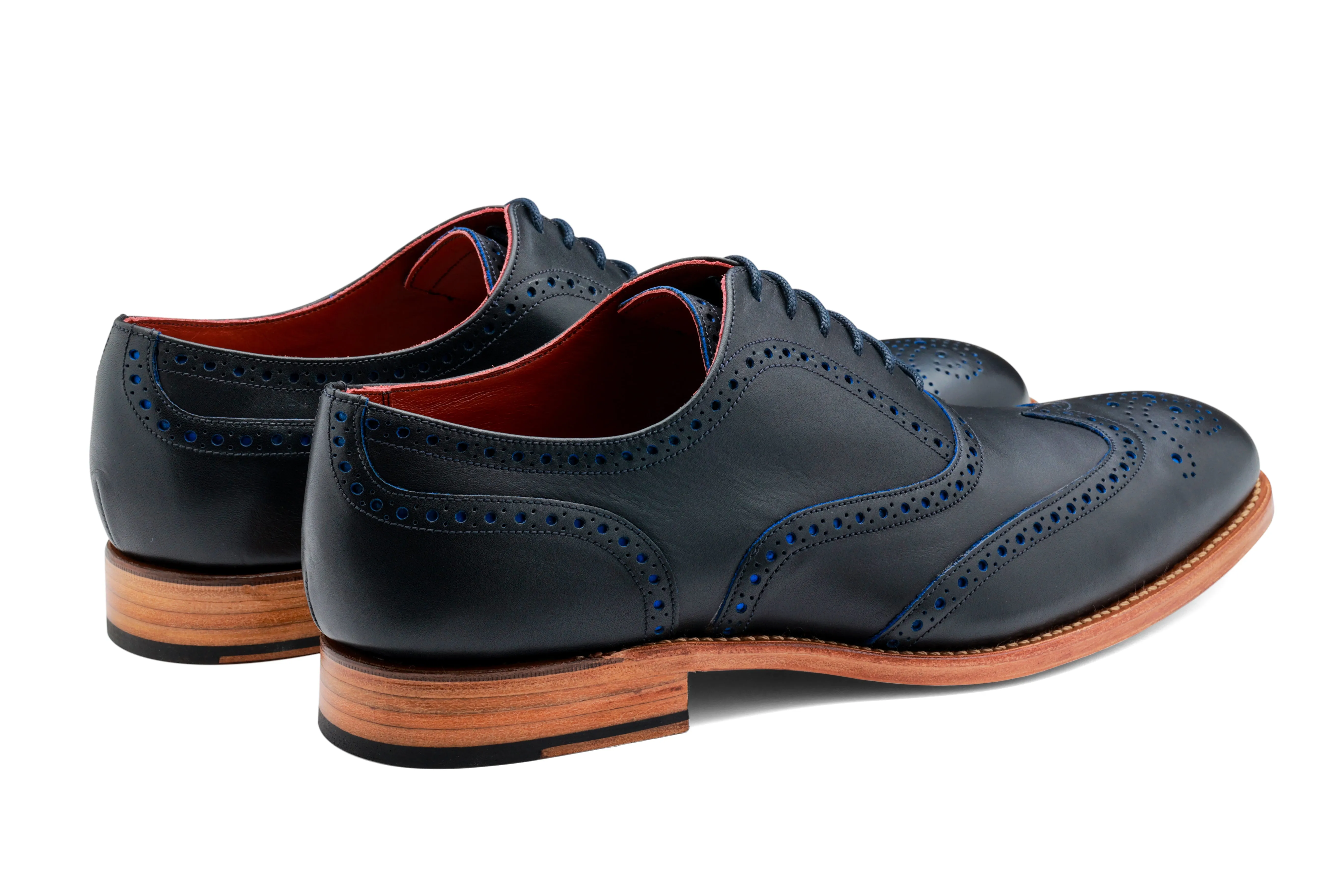 Brando 2 - Navy Calf Blue Punch Plush Step Club Night