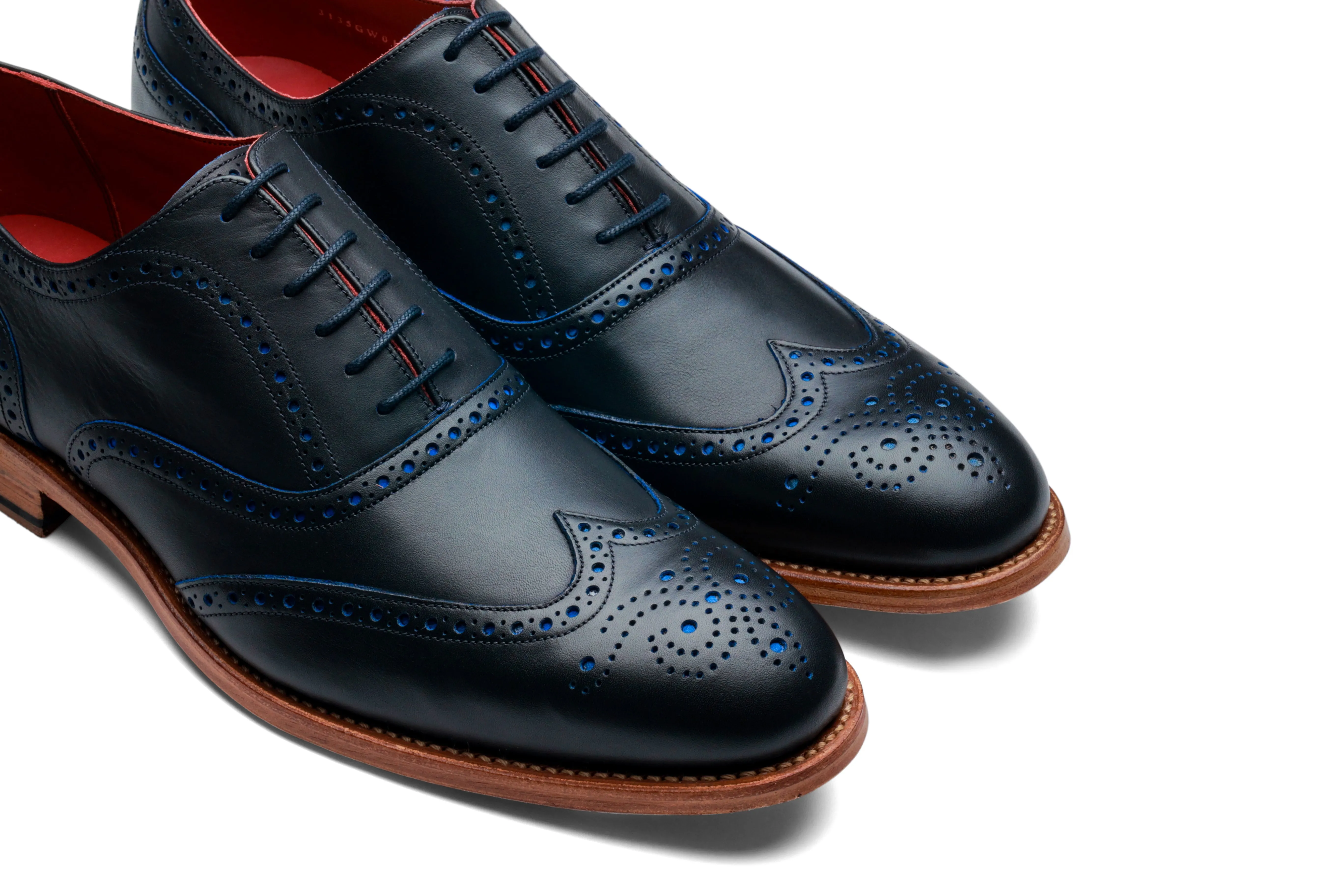 Cocktail Party Brando 2 - Navy Calf Blue Punch