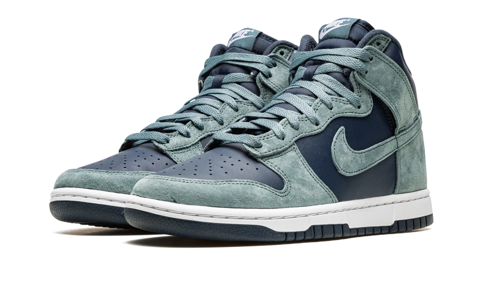 Dunk High Retro Prm "Teal Suede" Shore Jog Slip On Mules