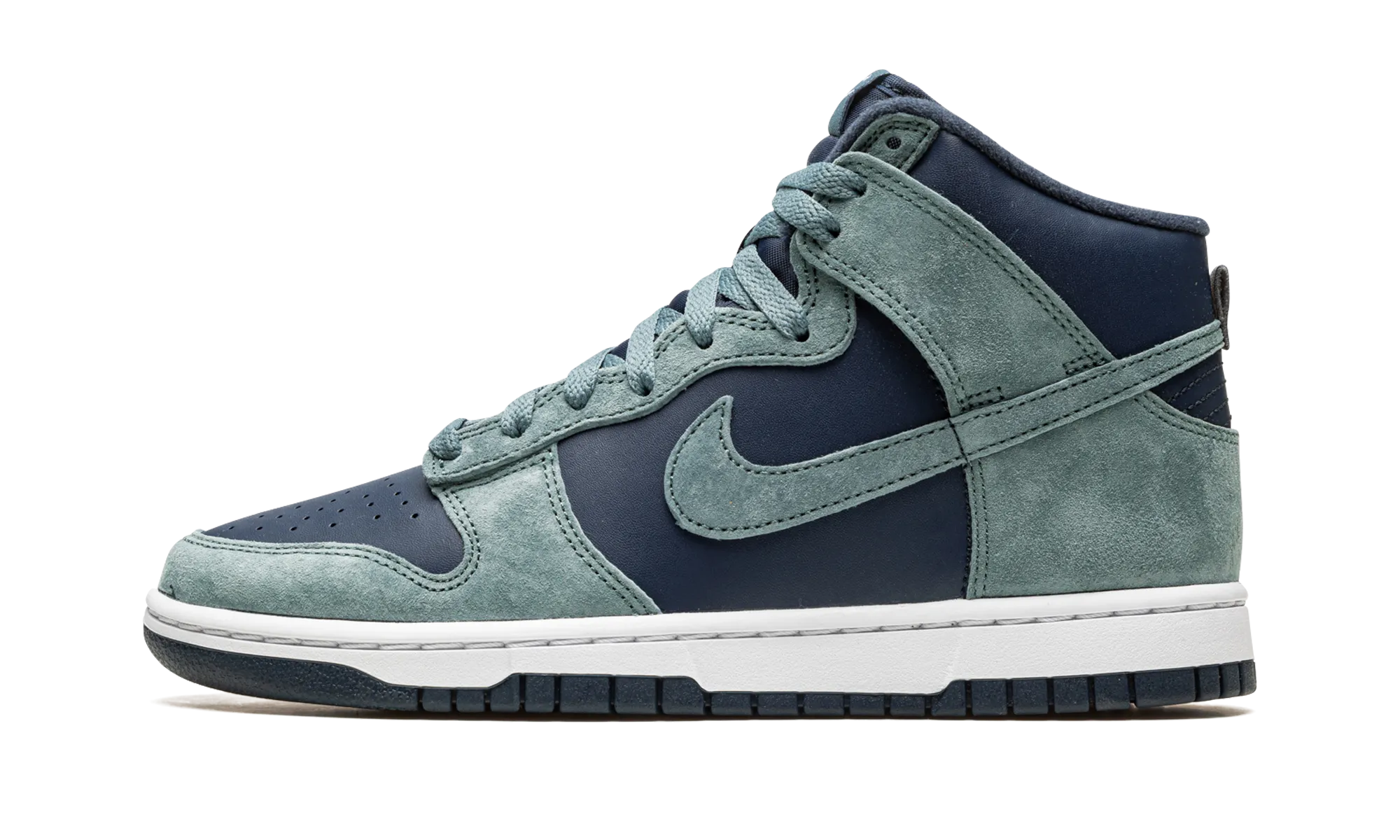 Yellow Sun Dunk High Retro Prm "Teal Suede"