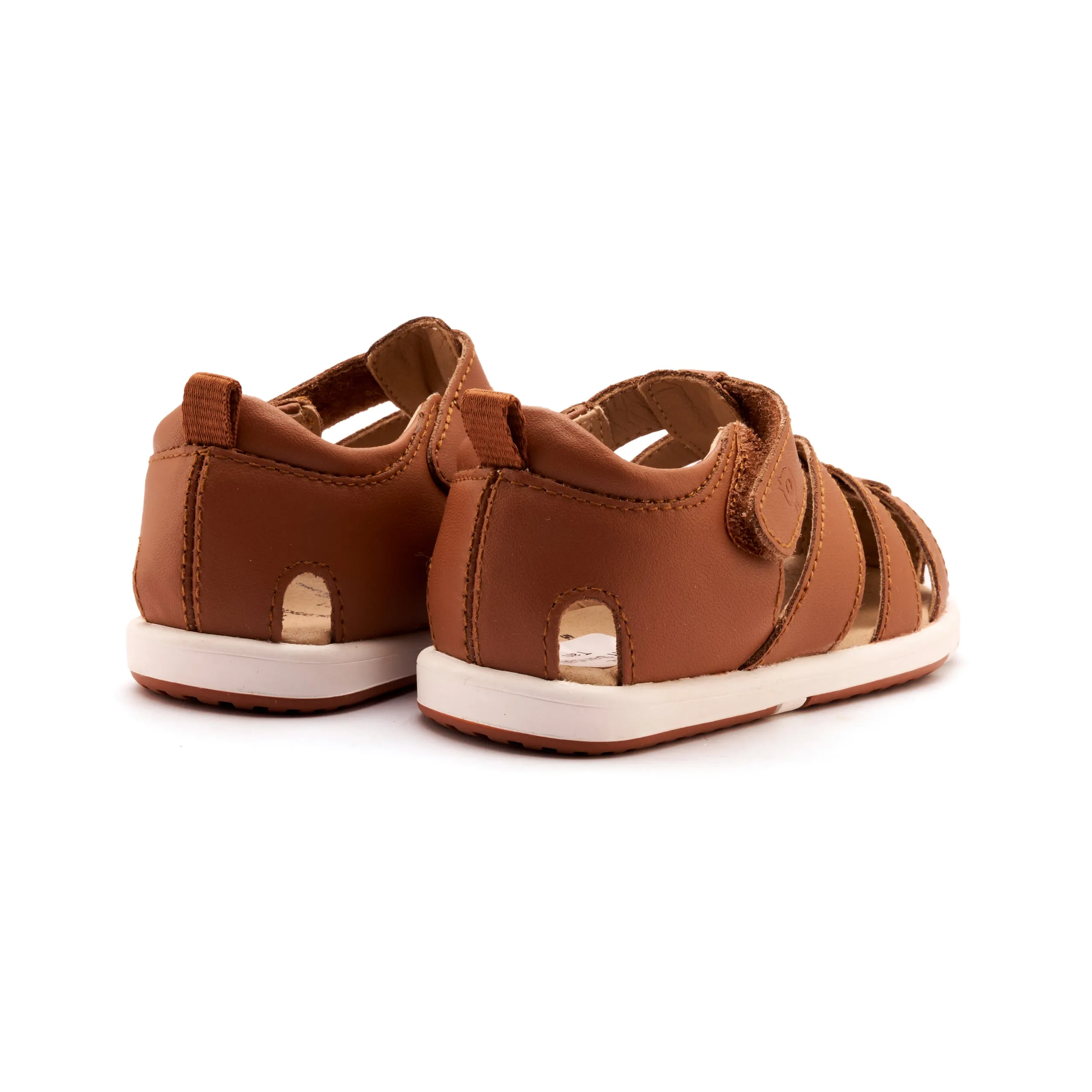 Old Soles Boy's Surf Sandals - Tan Travel Footwear Adjustable Fit