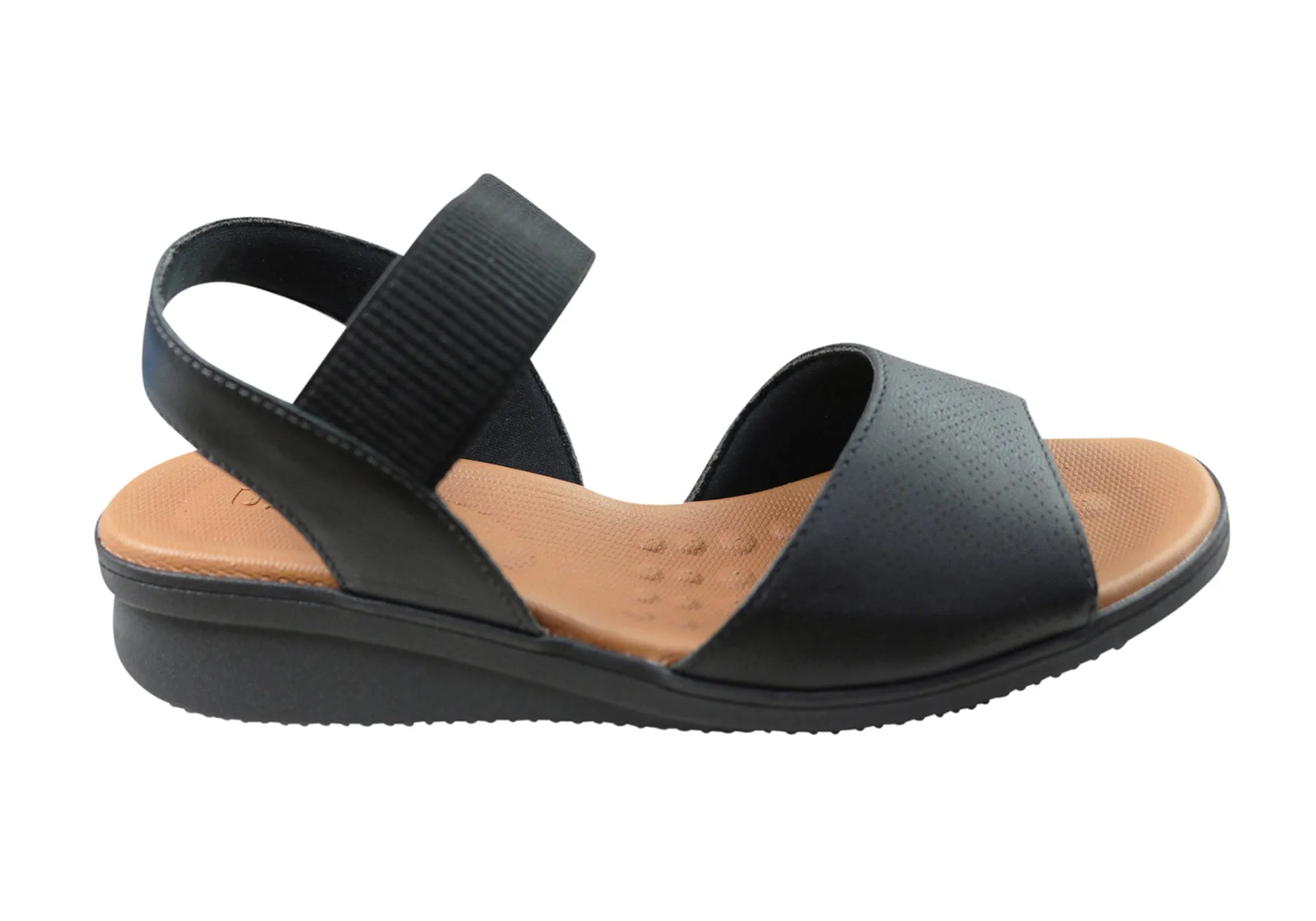 Supportive Walk Usaflex Darling Womens Comfortable Leather Sandals Made In Brazil