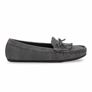 Lightweight Footwear Breathable Fit Grey Moccasin WN4460