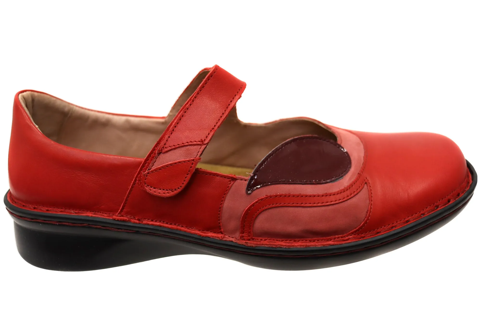 Eco Friendly Minimalist Fans Naot Conga Womens Comfort Supportive Wide Fit Leather Mary Jane Shoes