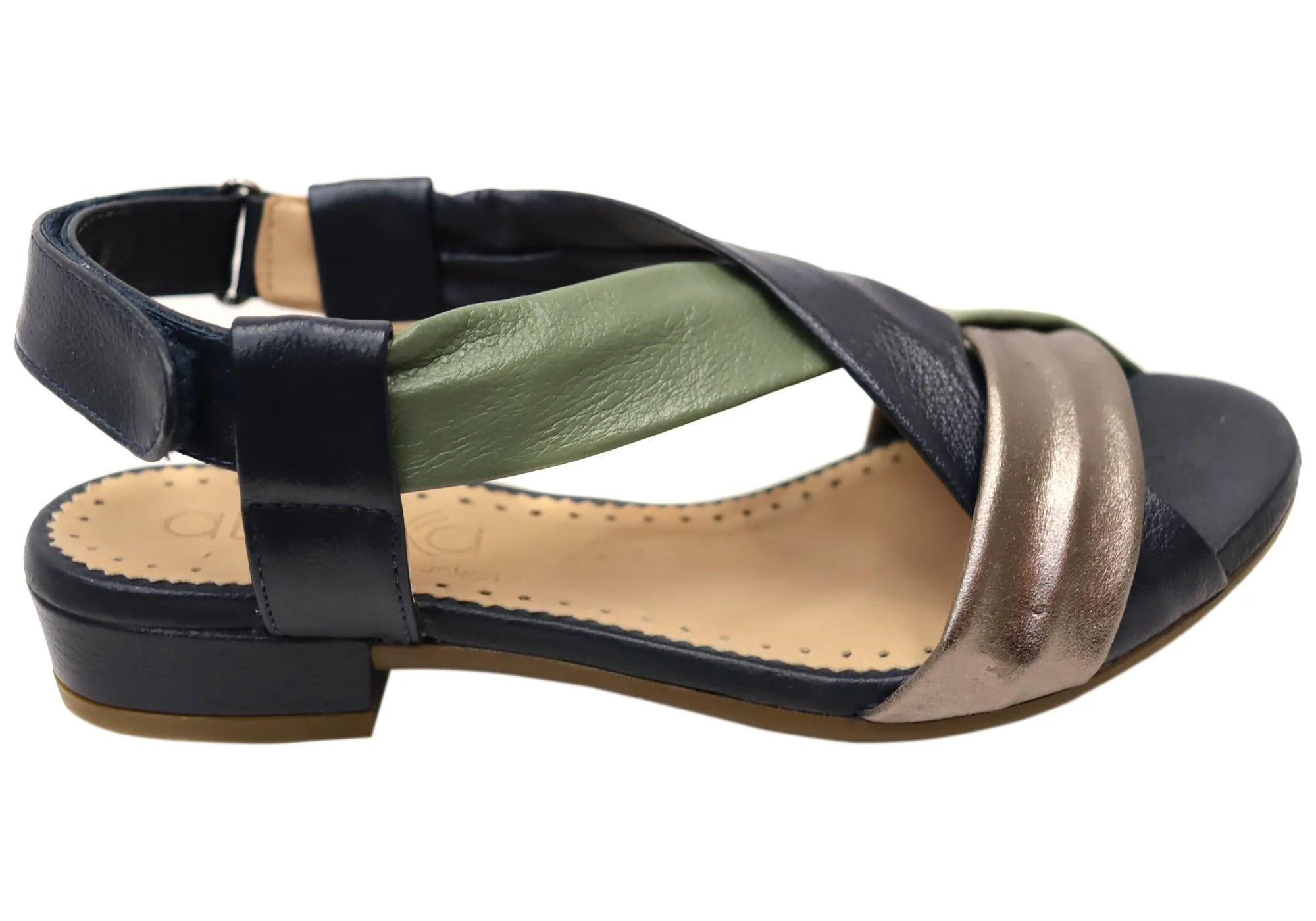 Move Easy Abrasion resistant Opananken Janice Womens Comfortable Brazilian Leather Sandals