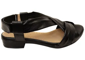 Soft Sole Walk Out Opananken Janice Womens Comfortable Brazilian Leather Sandals