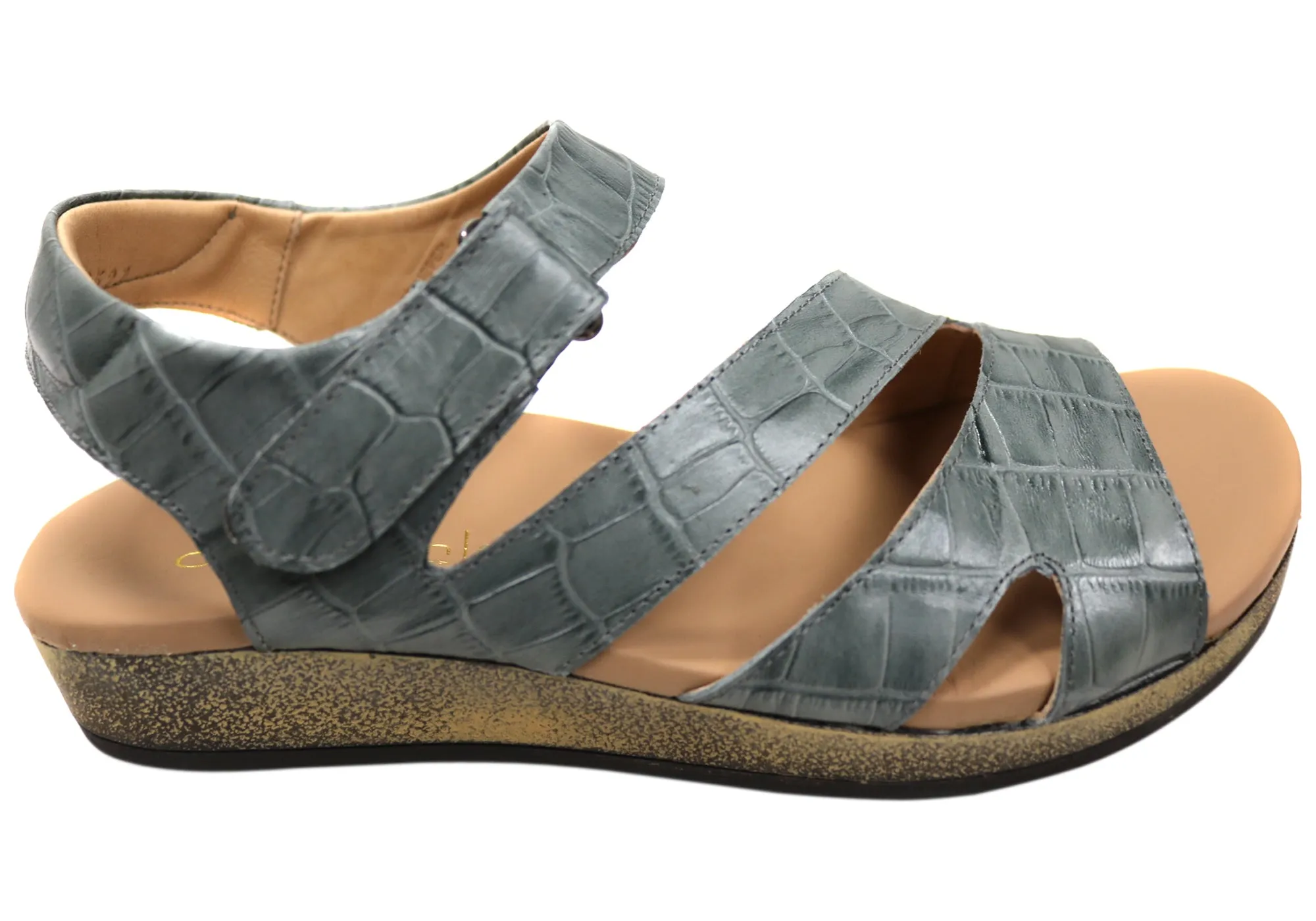 Autumn Breeze Opananken Jules Womens Comfortable Brazilian Leather Sandals