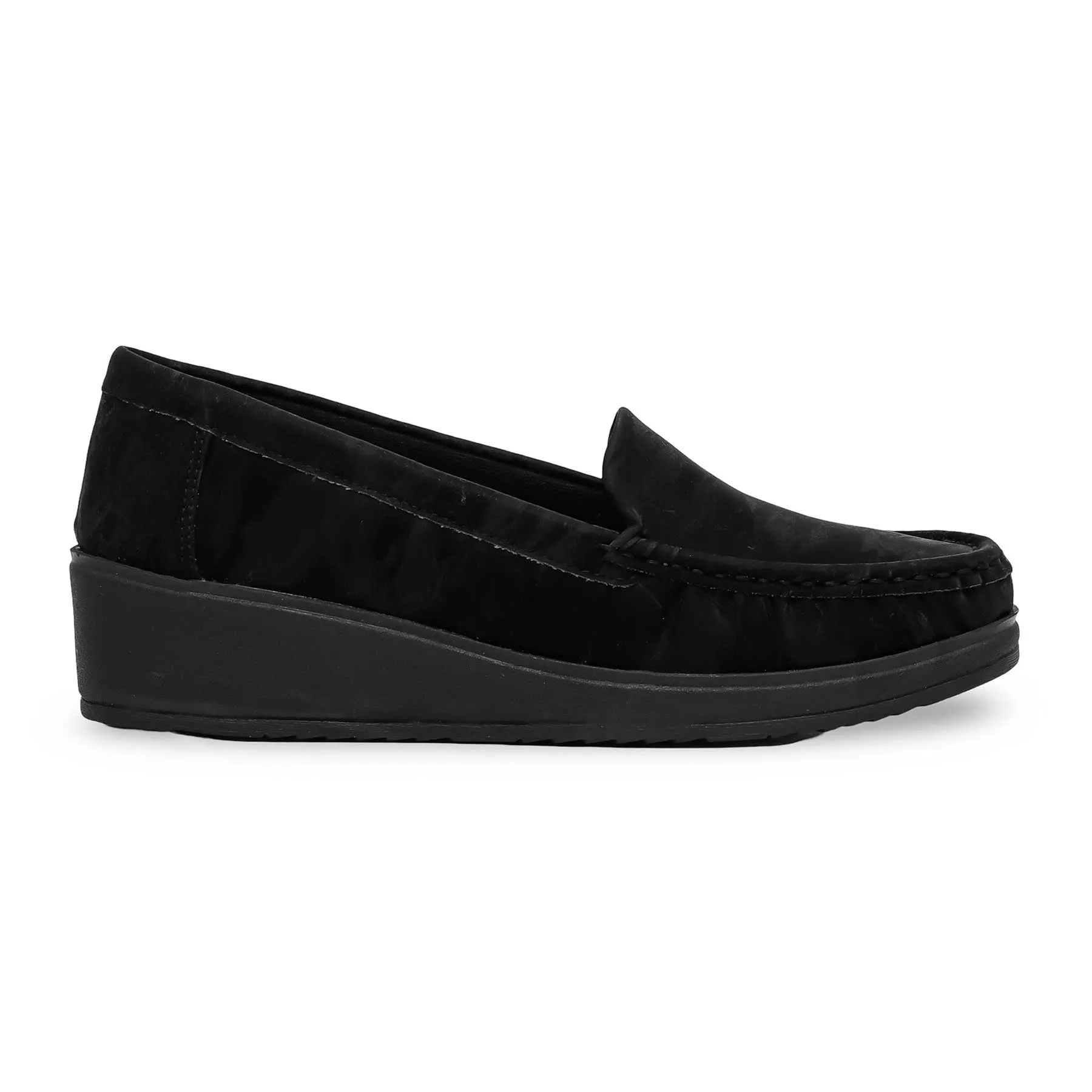 Black Moccasin WN4445 Cushioned Upper