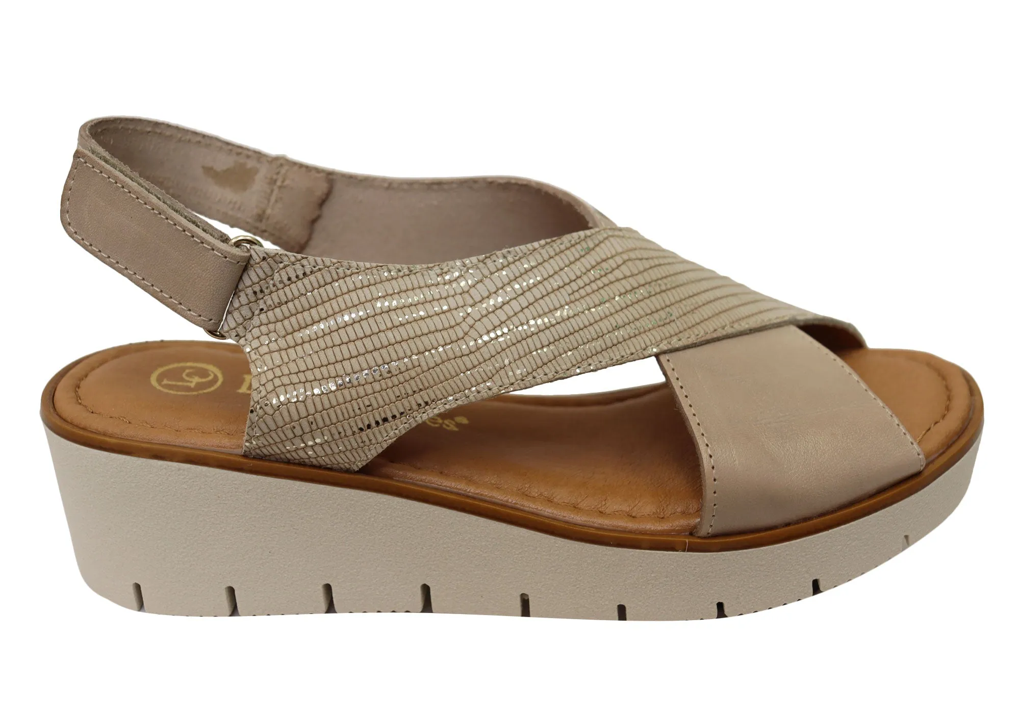 adjustable shoes Lola Canales Yvonne Womens Comfortable Leather Sandals Made In Spain