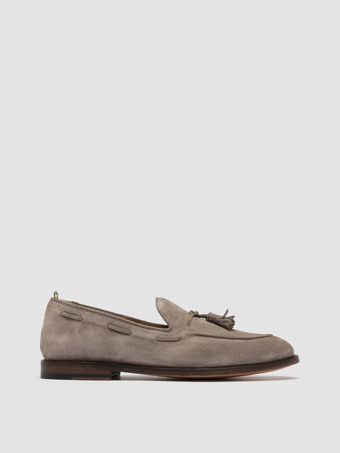 Warm Feet OPERA 002 - Grey Suede Tassel Loafers